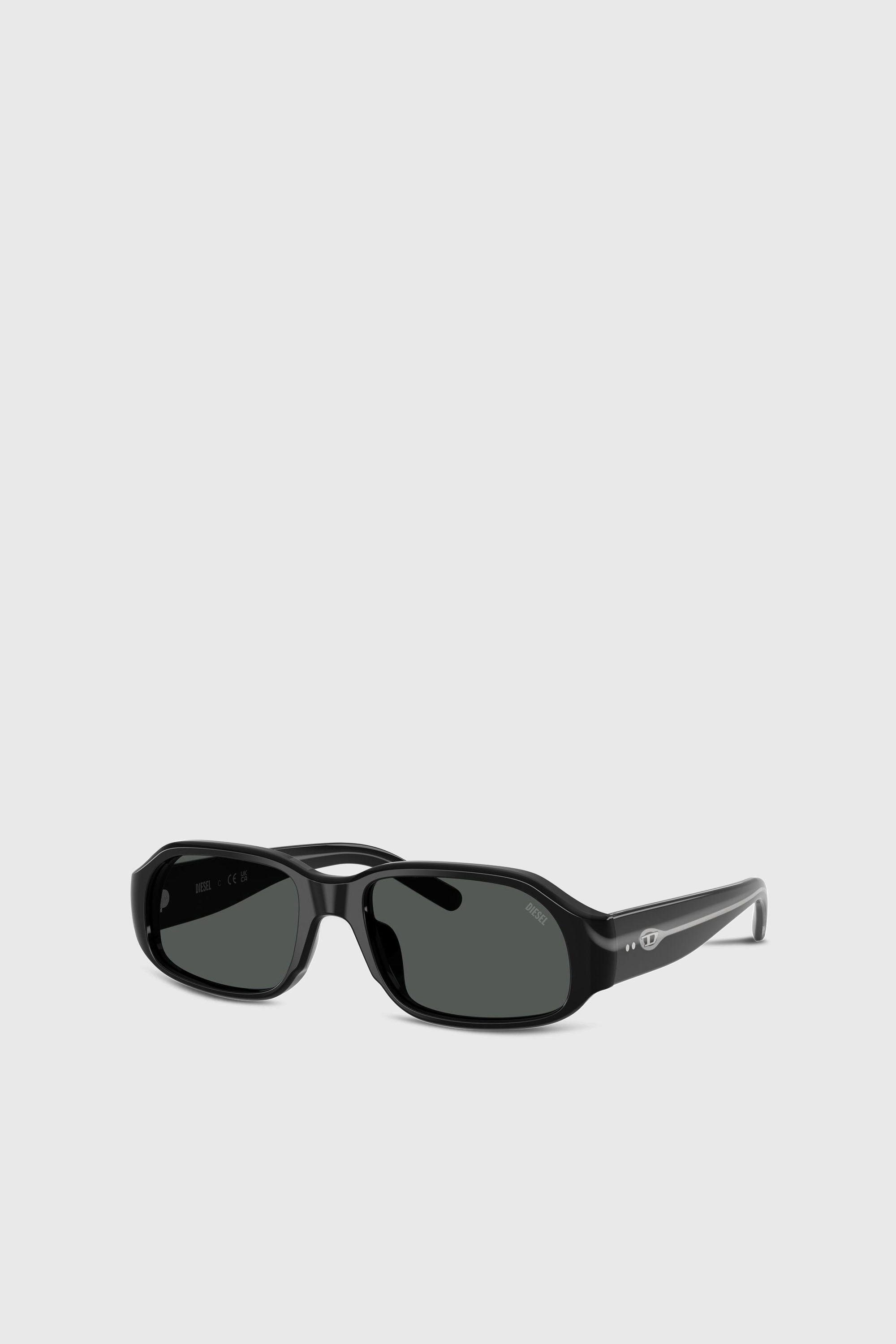Diesel - 0DL2009U, Occhiali da sole rettangolari Unisex in Nero - 2