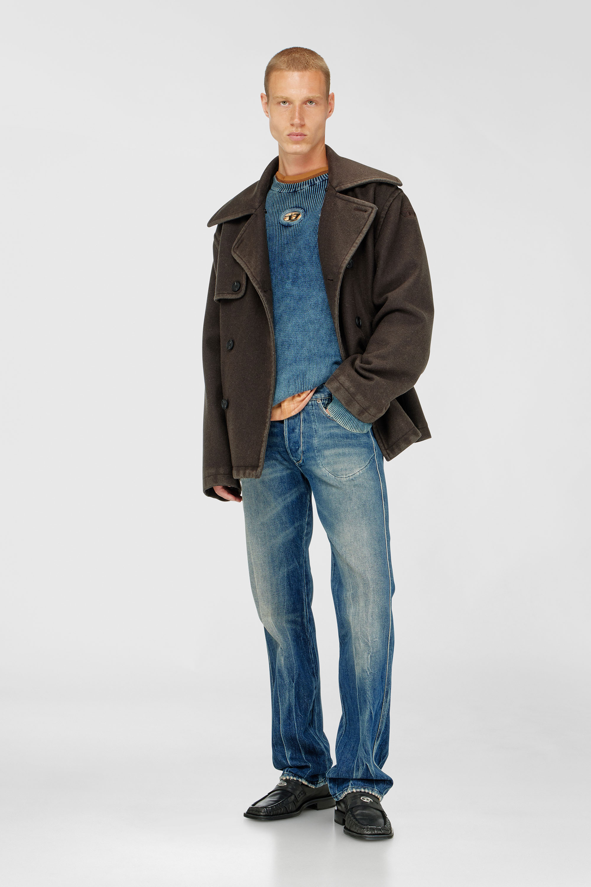 Diesel - Regular Jeans 1985 Larkee 09Q27 Uomo, Blu medio - Image 1