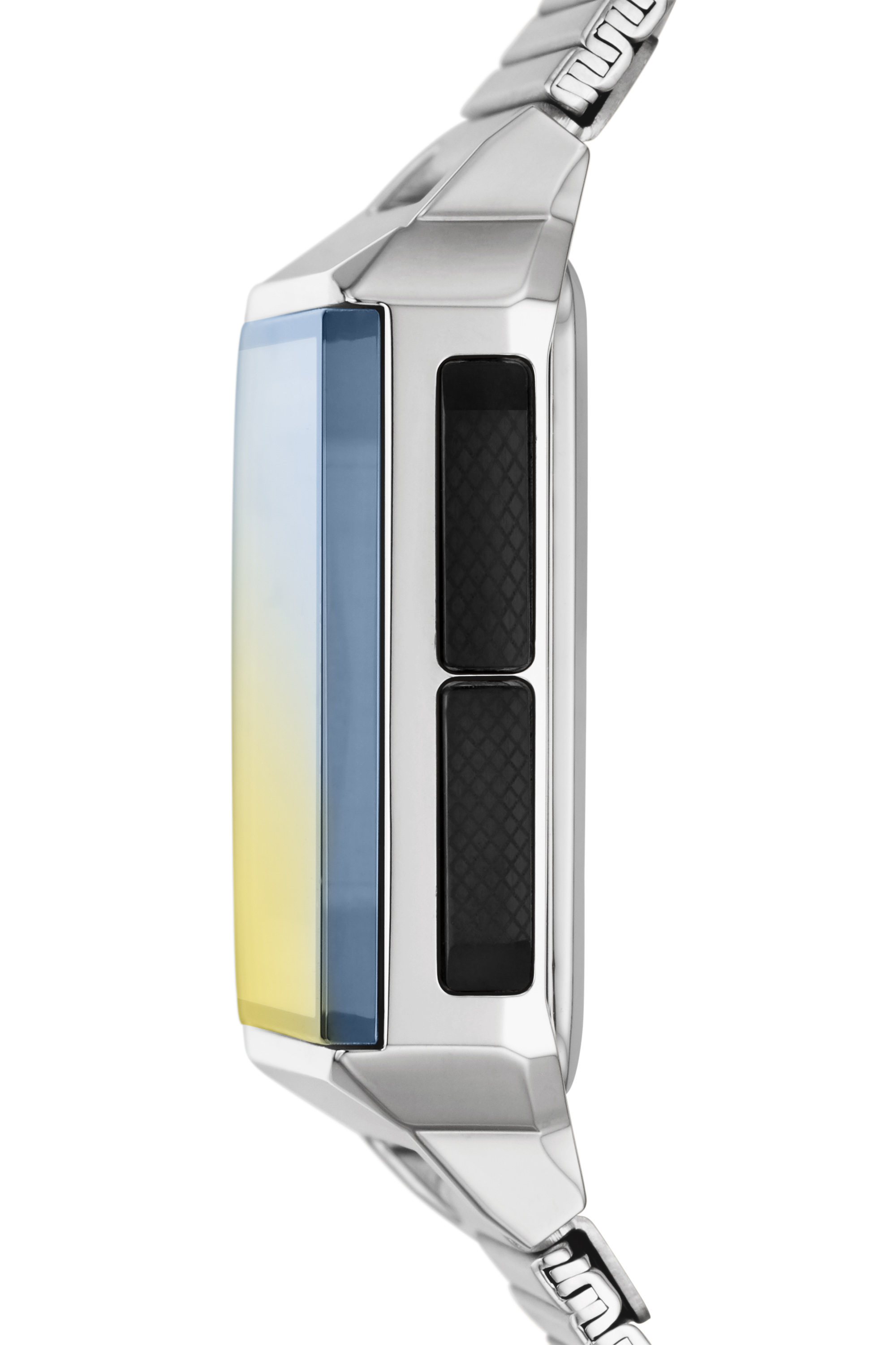 Diesel - DZ1968, Orologio Chopped con cinturino in acciaio inossidabile Unisex in Argento - 3