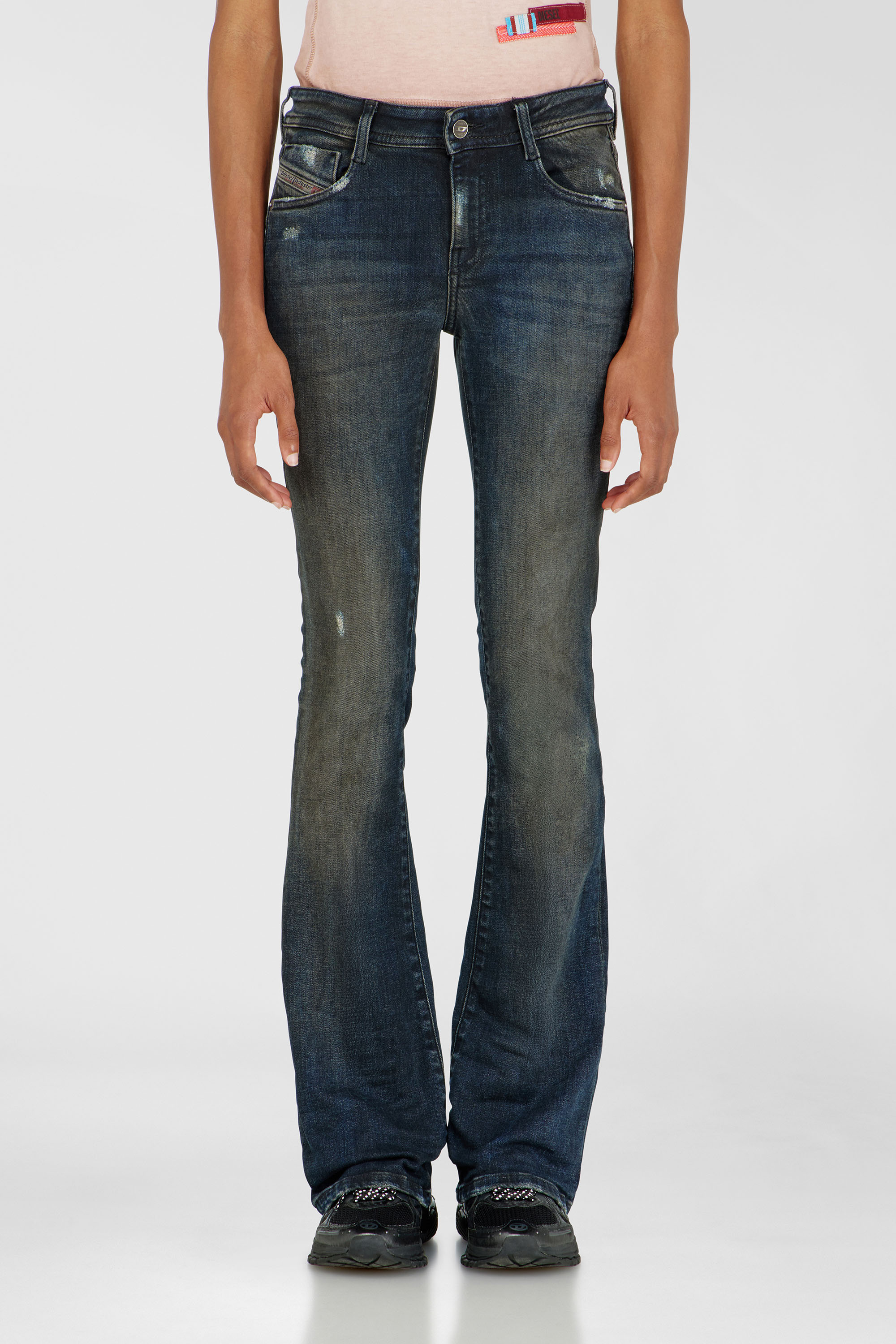 Diesel - Bootcut Jeans 1969 D-Ebbey 09P69 Donna, Blu Scuro - Image 1