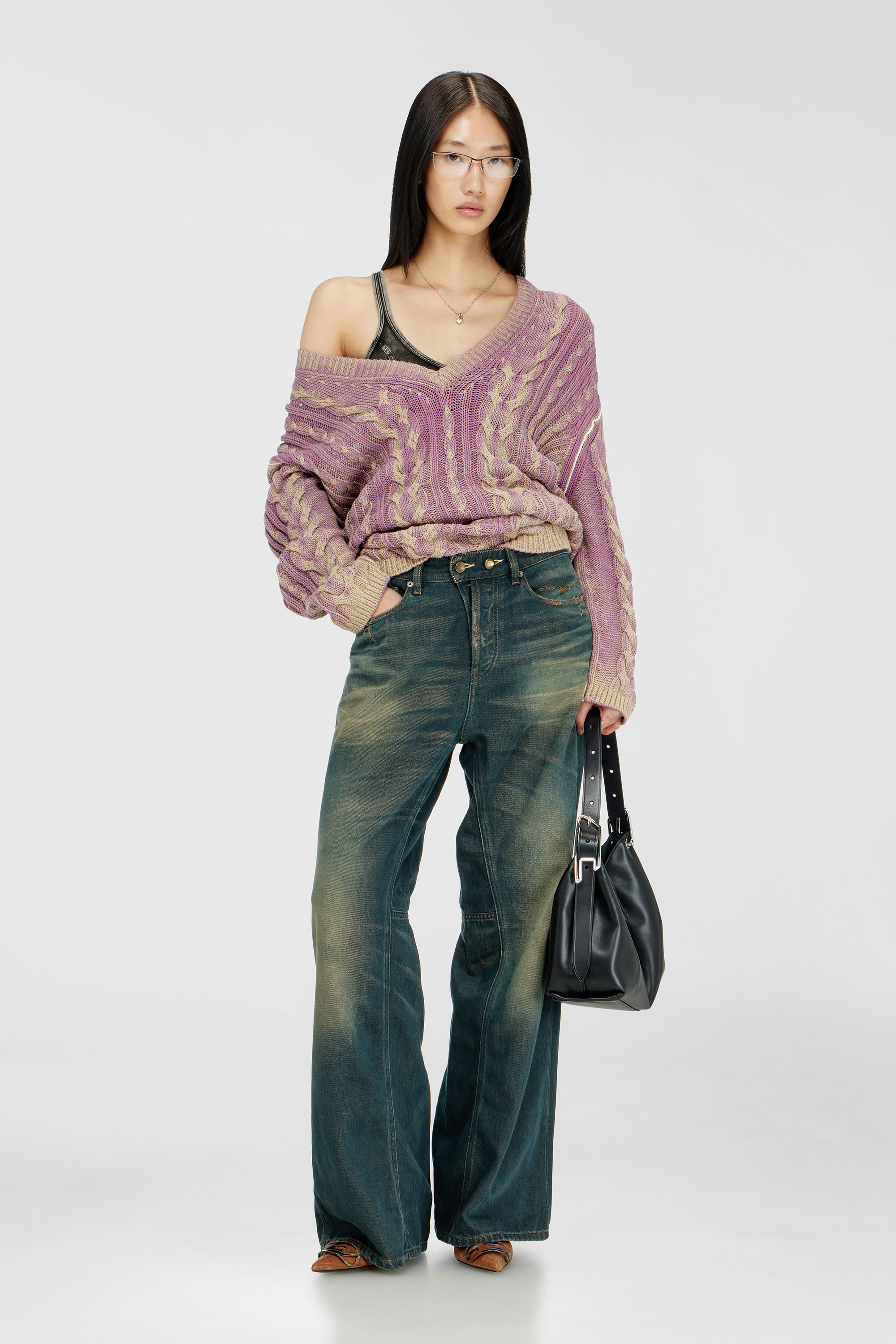 Diesel - Relaxed Jeans 1996 D-Sire 09P85 Donna, Blu Scuro - Image 1