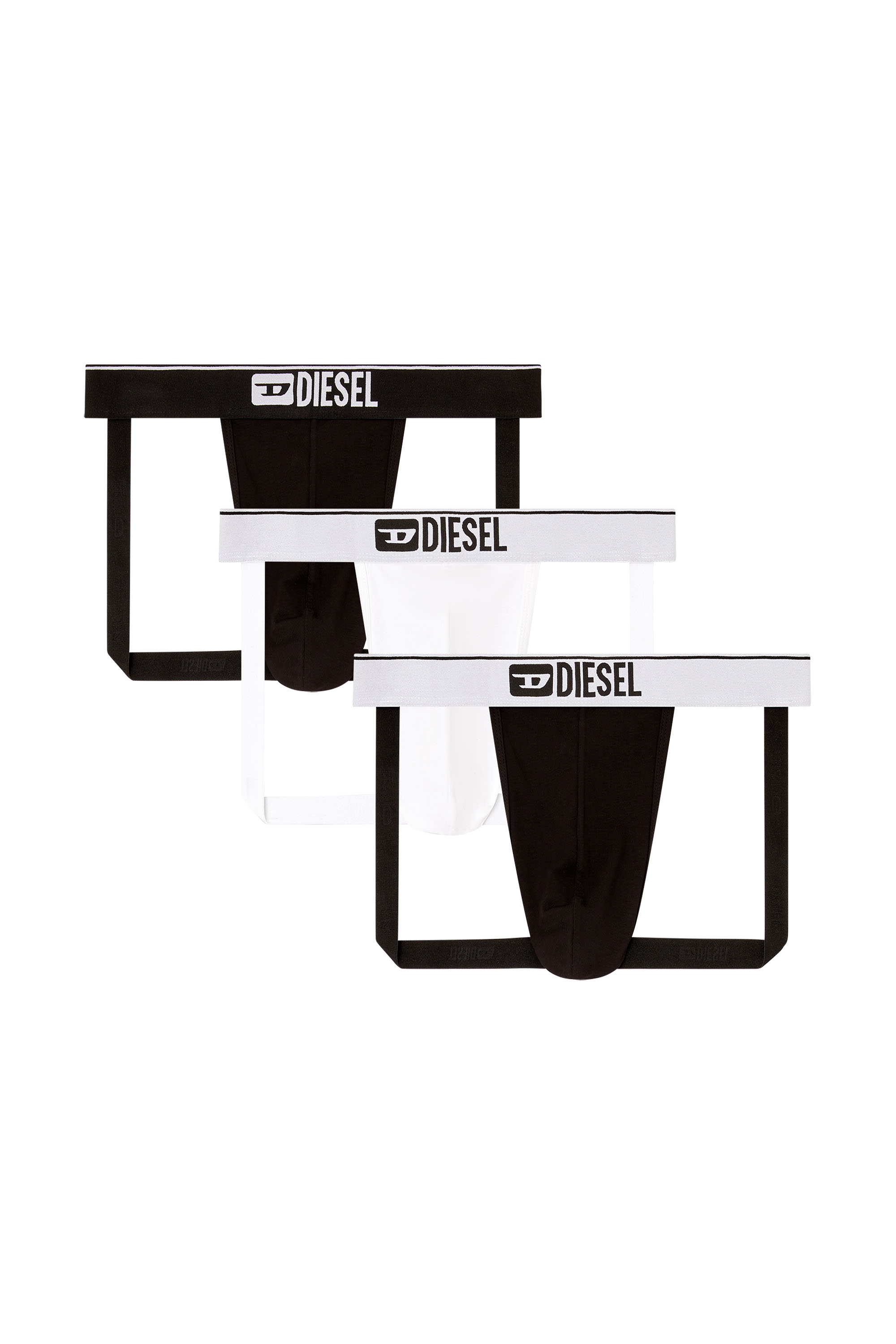 Diesel - UMBR-JOCKYTHREEPACK, Set da tre jockstrap con logo davanti Uomo in Multicolor - 2