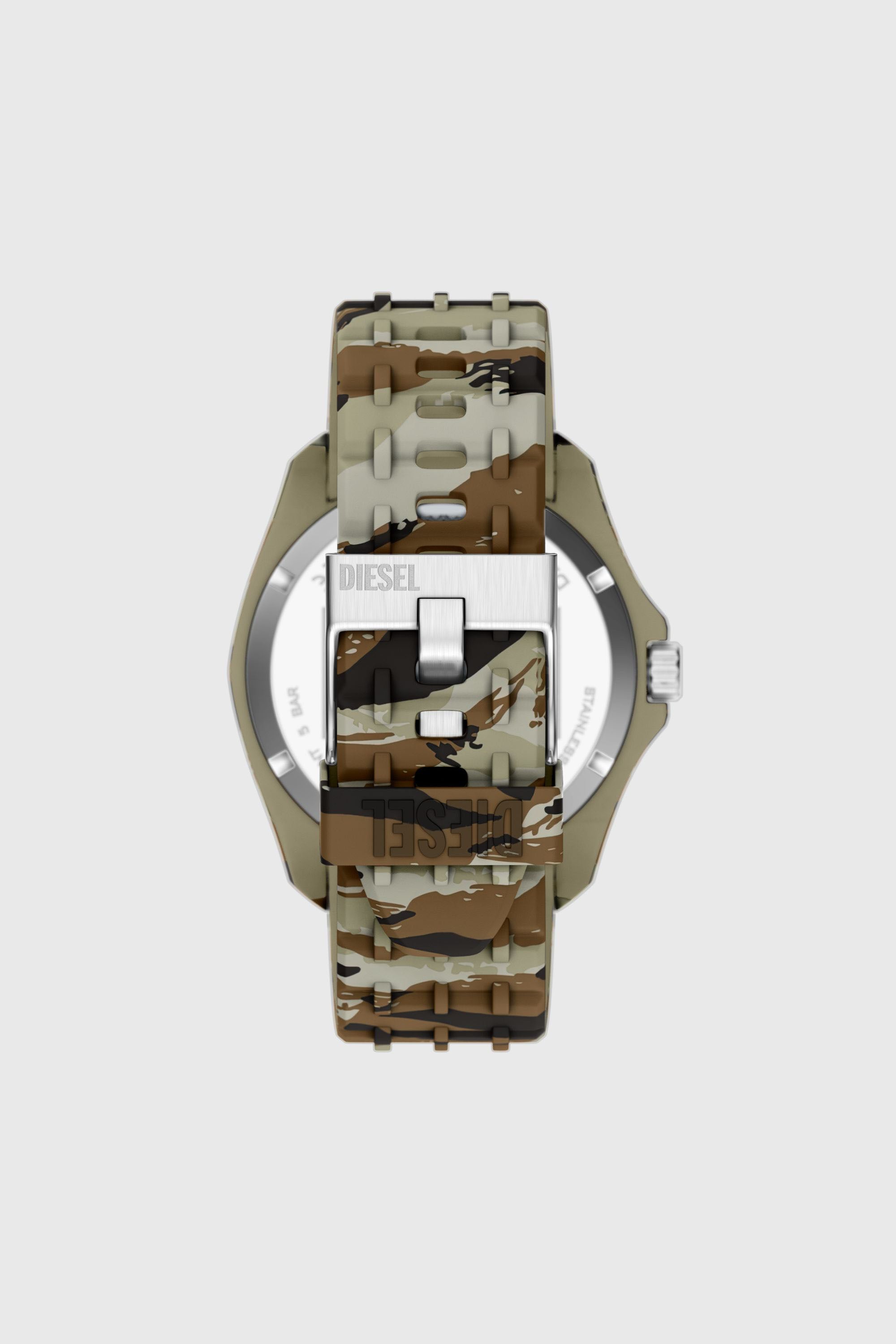 Diesel - DZ2242 WATCH, Orologio Stinger camo in silicone Uomo in Multicolor - 2