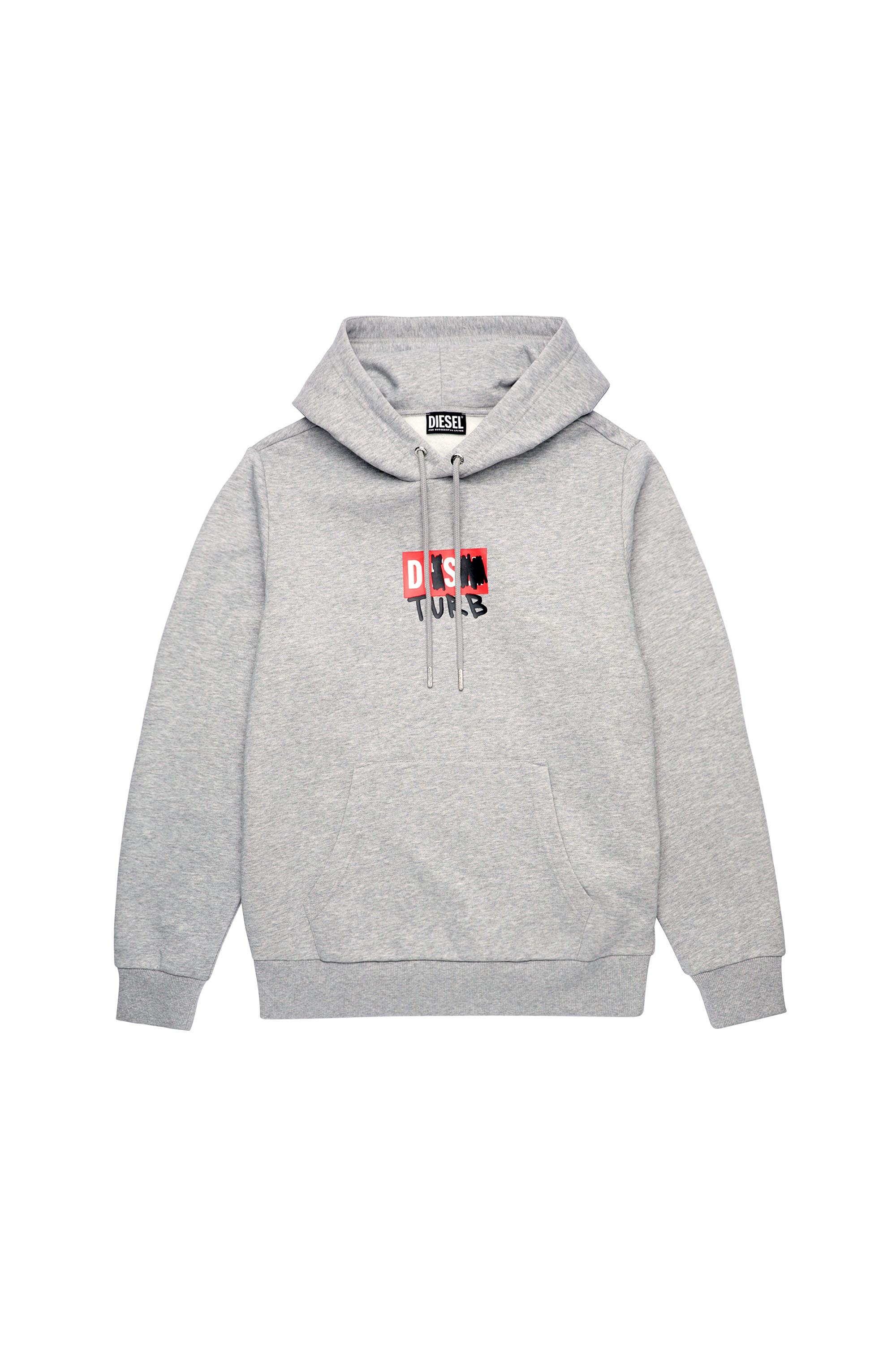 S-GIRK-HOOD-B8, Grigio Chiaro - Felpe