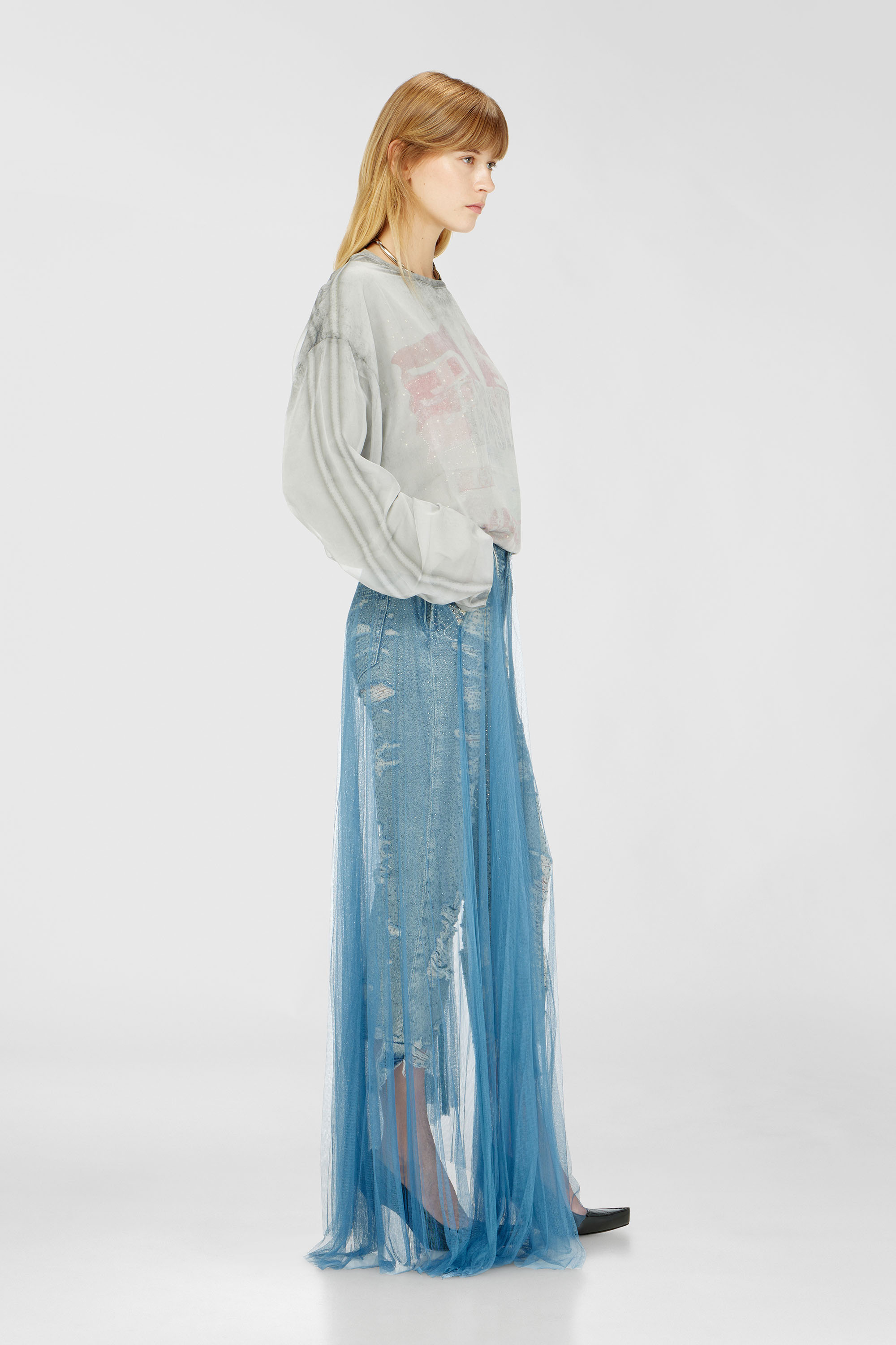 Diesel - Regular Jeans D-Aisi 0DBER Donna, Blu medio - Image 2
