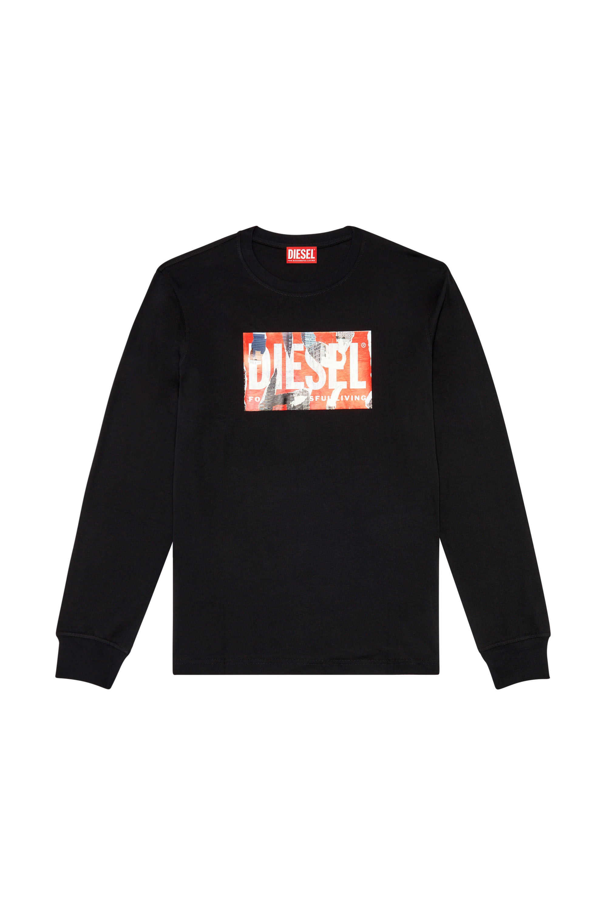 Diesel - T-JUST-LS-L6, Nero - Image 3