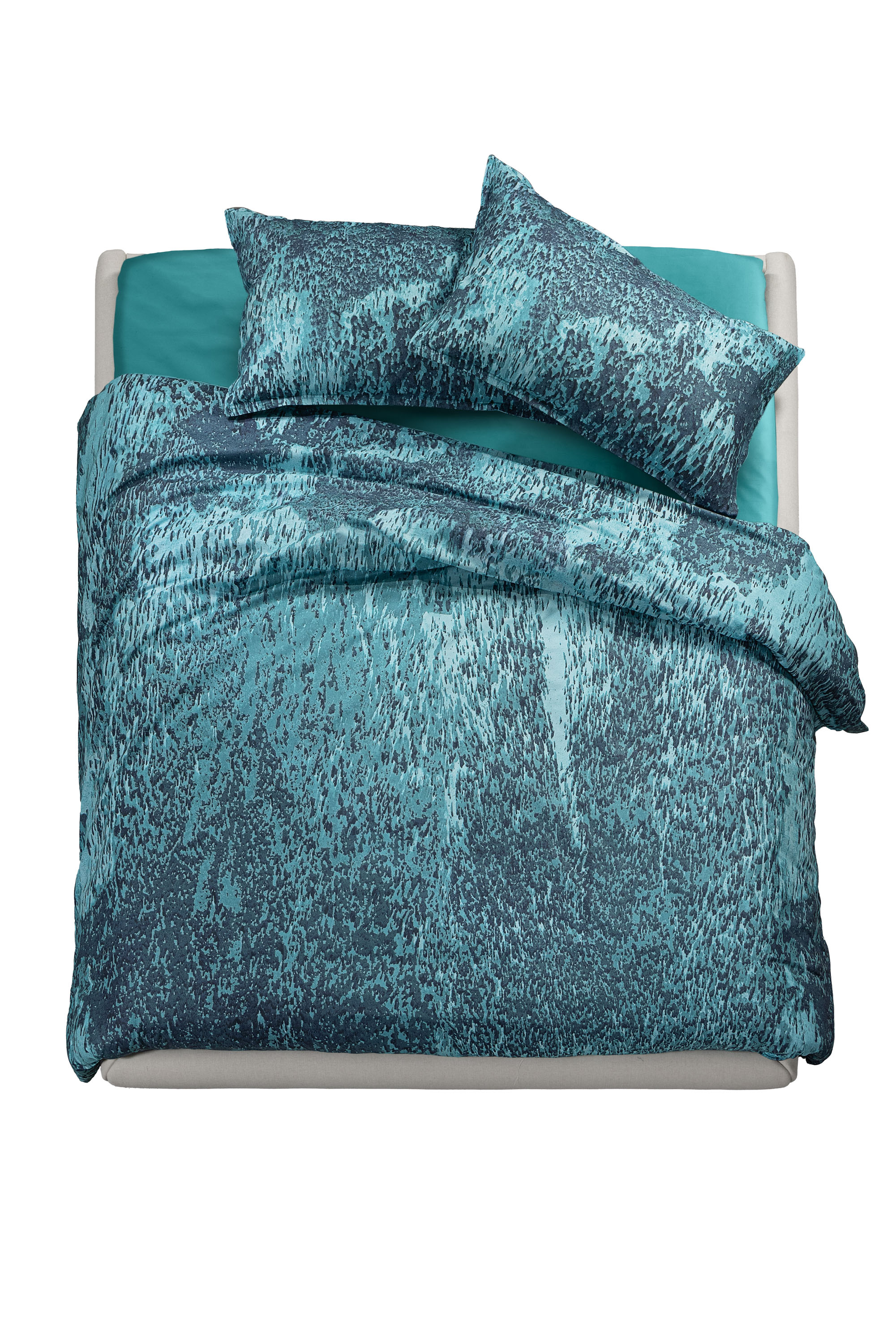 Diesel - 1015009 ACID RAIN - COTTON DUVET COVER O, Parure Copripiumino in Cotone Unisex in Verde - 1