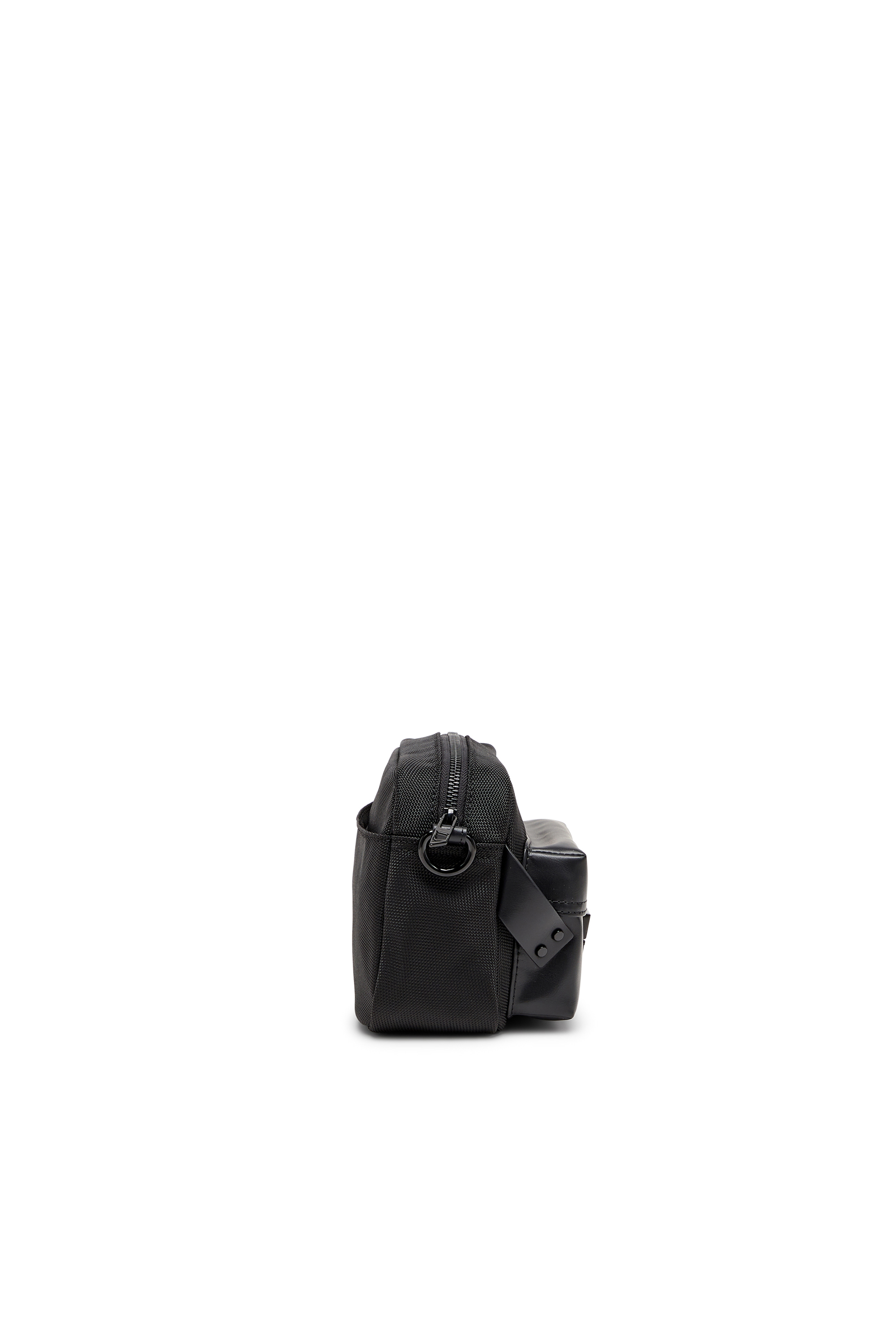 Diesel - MULTI-PKTS CAMERA BAG X, Multi-Pkts - Borsa a tracolla in nylon con tasca a patta Unisex in Nero - 4