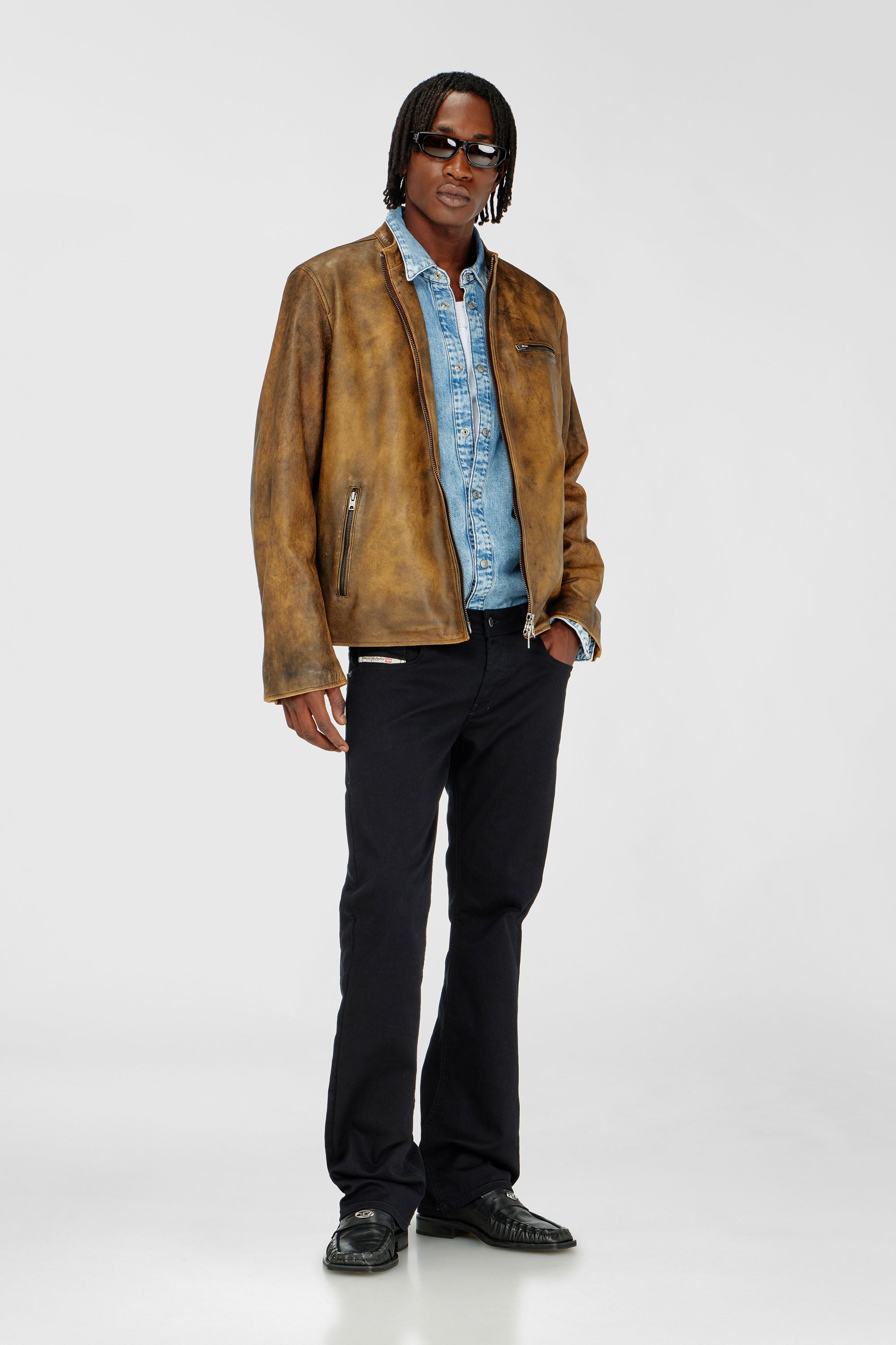 Diesel - Bootcut Jeans 2007 Zatiny 0688H Uomo, Nero/Grigio scuro - Image 2