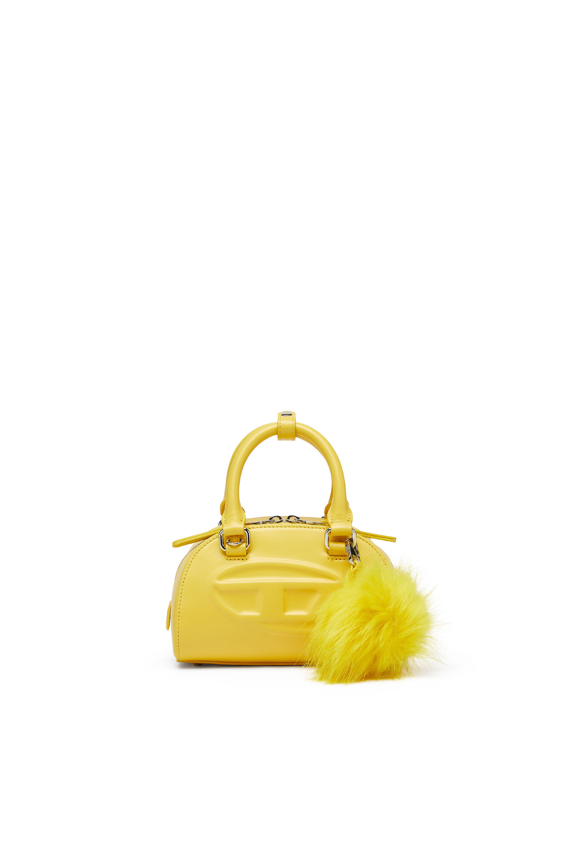 Diesel - 1DR DOME CROSSBODY, 1DR DomeBorsa bowling mini in nappa Donna in Giallo - 1