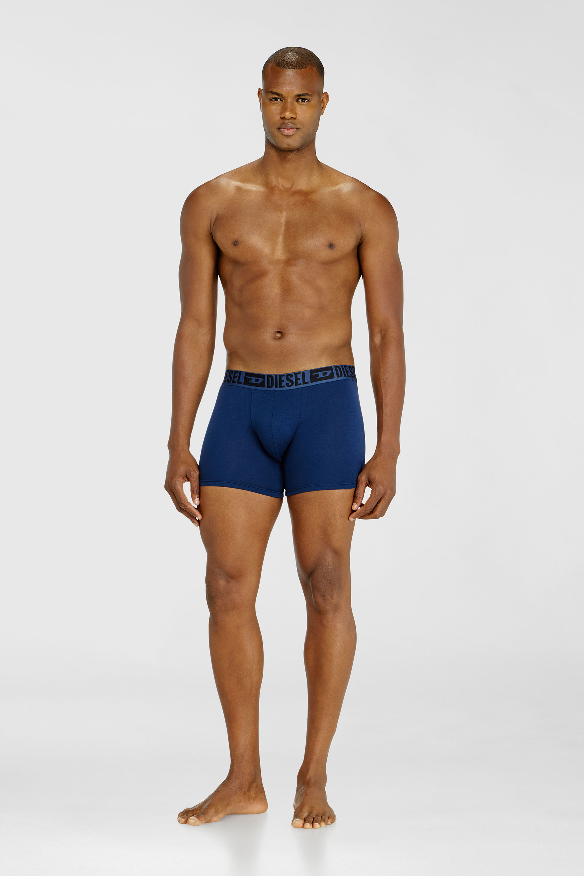 Diesel - SEBASTIAN-D-CORE-3PACK, Set da tre boxer lungo in cotone stretch Uomo in Multicolor - 2