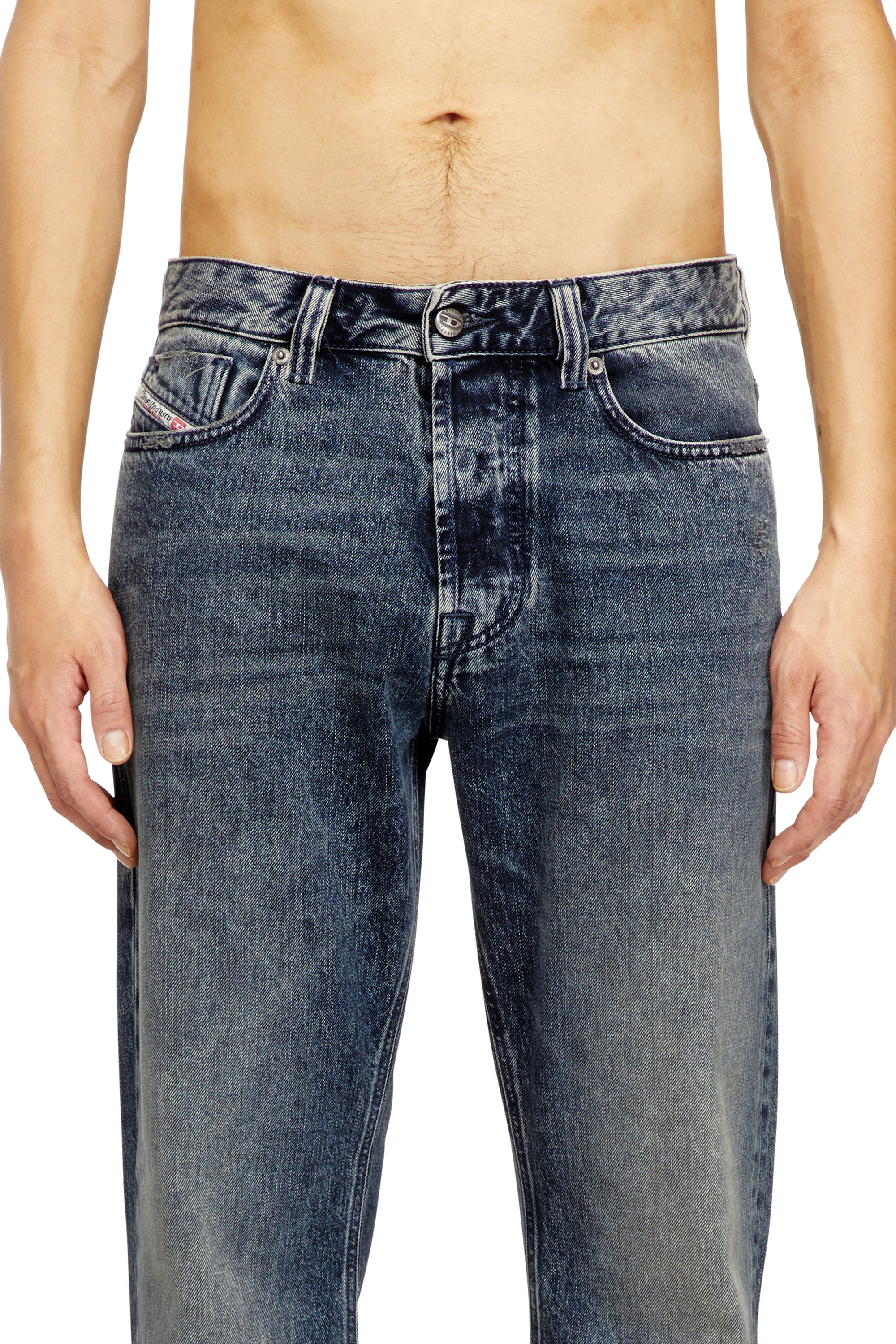 Diesel - Relaxed Jeans 1980 D-Eeper 09N68 Uomo, Blu Scuro - Image 4