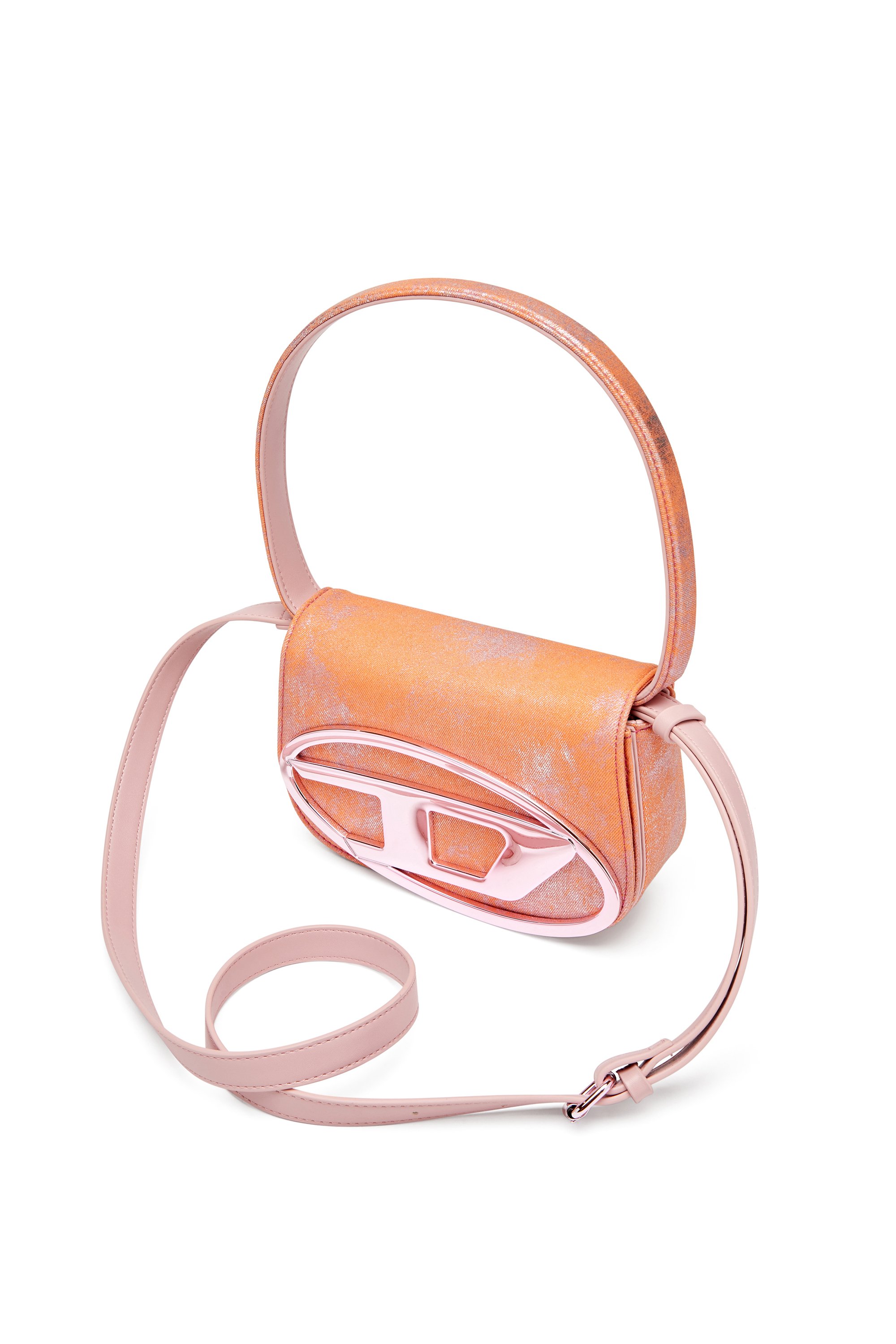 Diesel - 1DR, Iconica borsa a spalla in denim pop-colour Donna in Rosa - 5