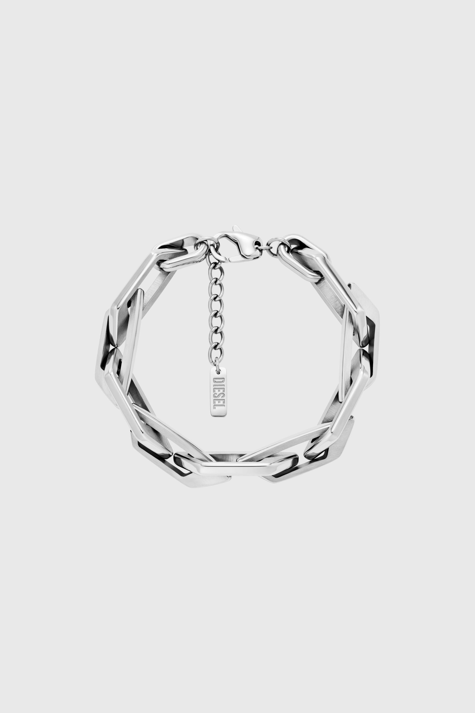 Diesel - DX1577040 JEWEL, Bracciale a catena in acciaio inossidabile Unisex in Argento - 1