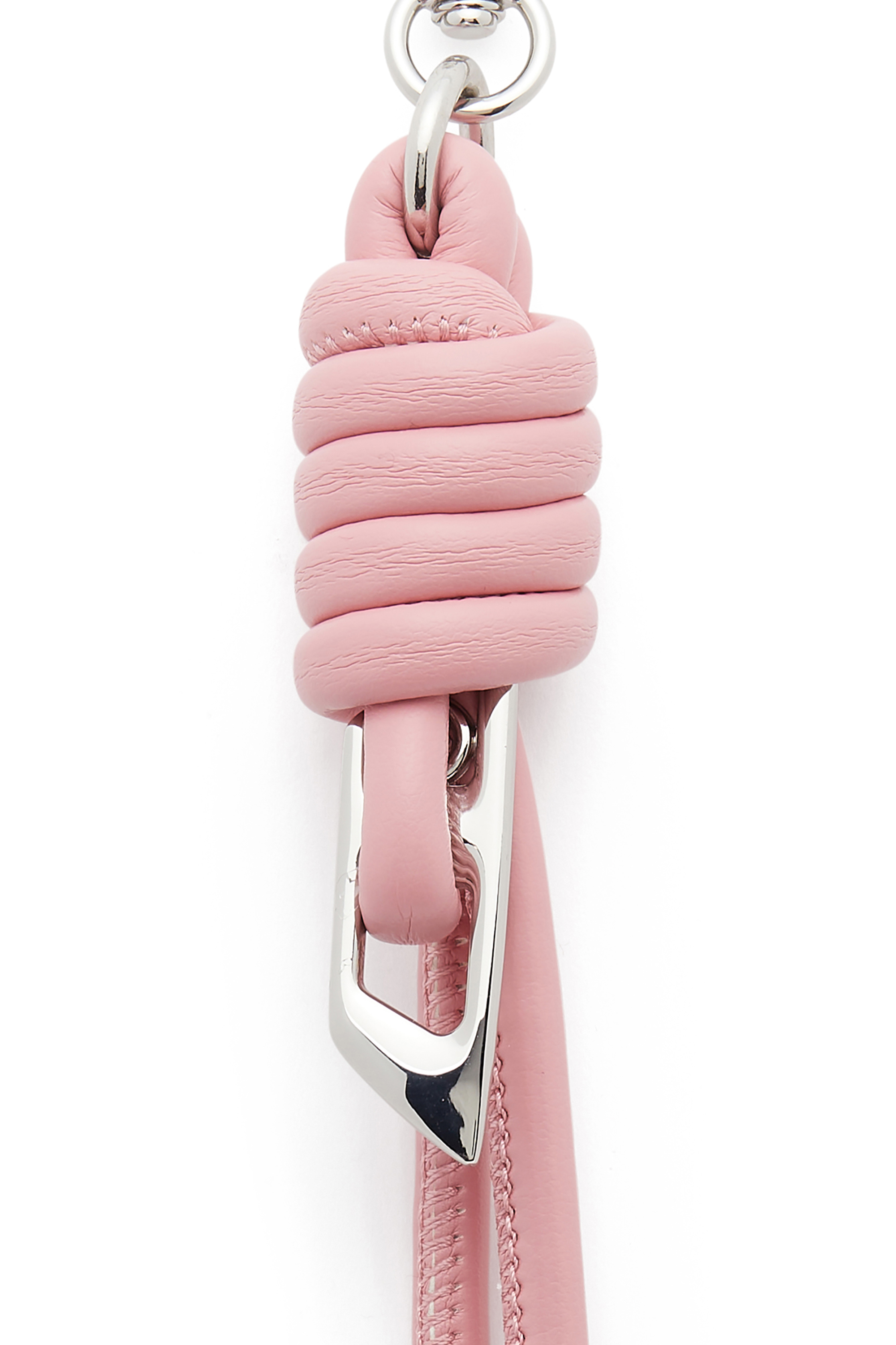 Diesel - ROPE I, Charm con cinturini annodati in metallo e PU Unisex in Rosa - 3