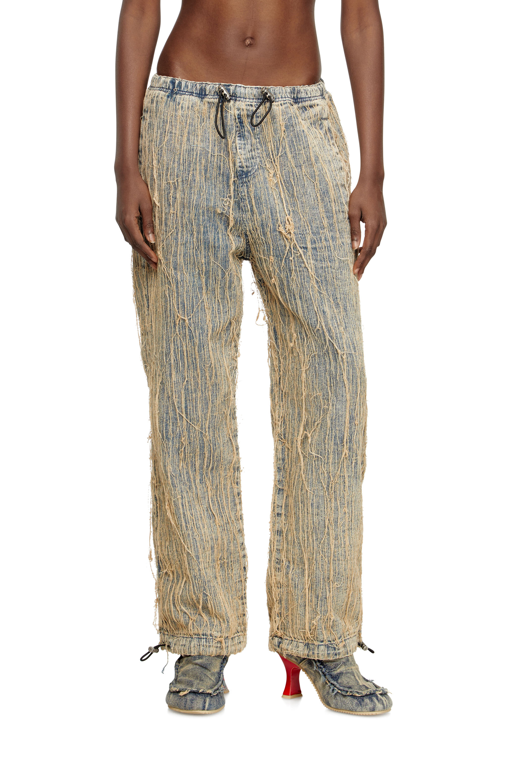 Diesel - Relaxed Jeans D-Martial 0CMBZ Unisex, Blu medio - Image 1