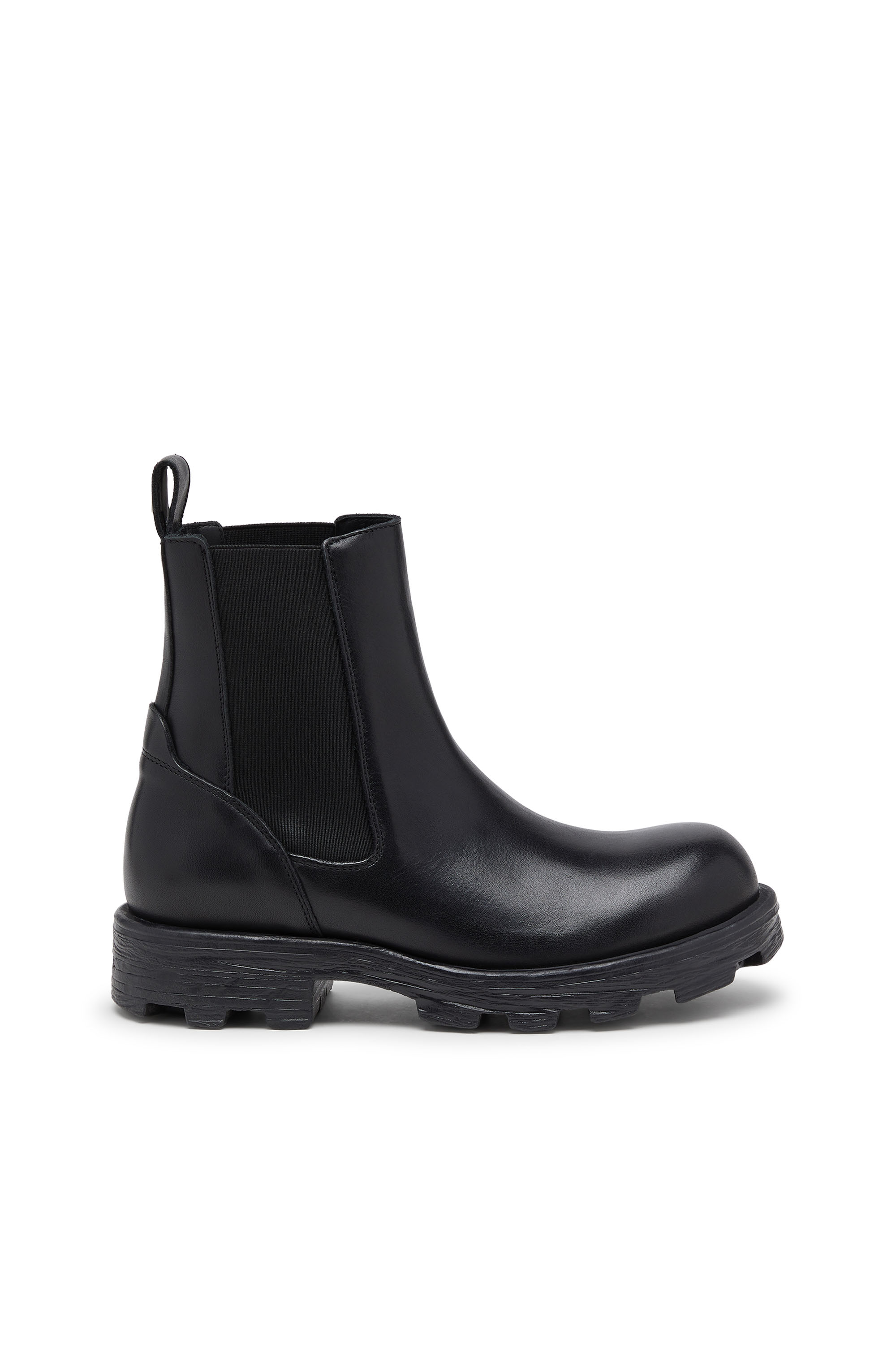 Diesel - D-HAMMER CH, D-Hammer-Chelsea boot in pelle Uomo in Nero - 1