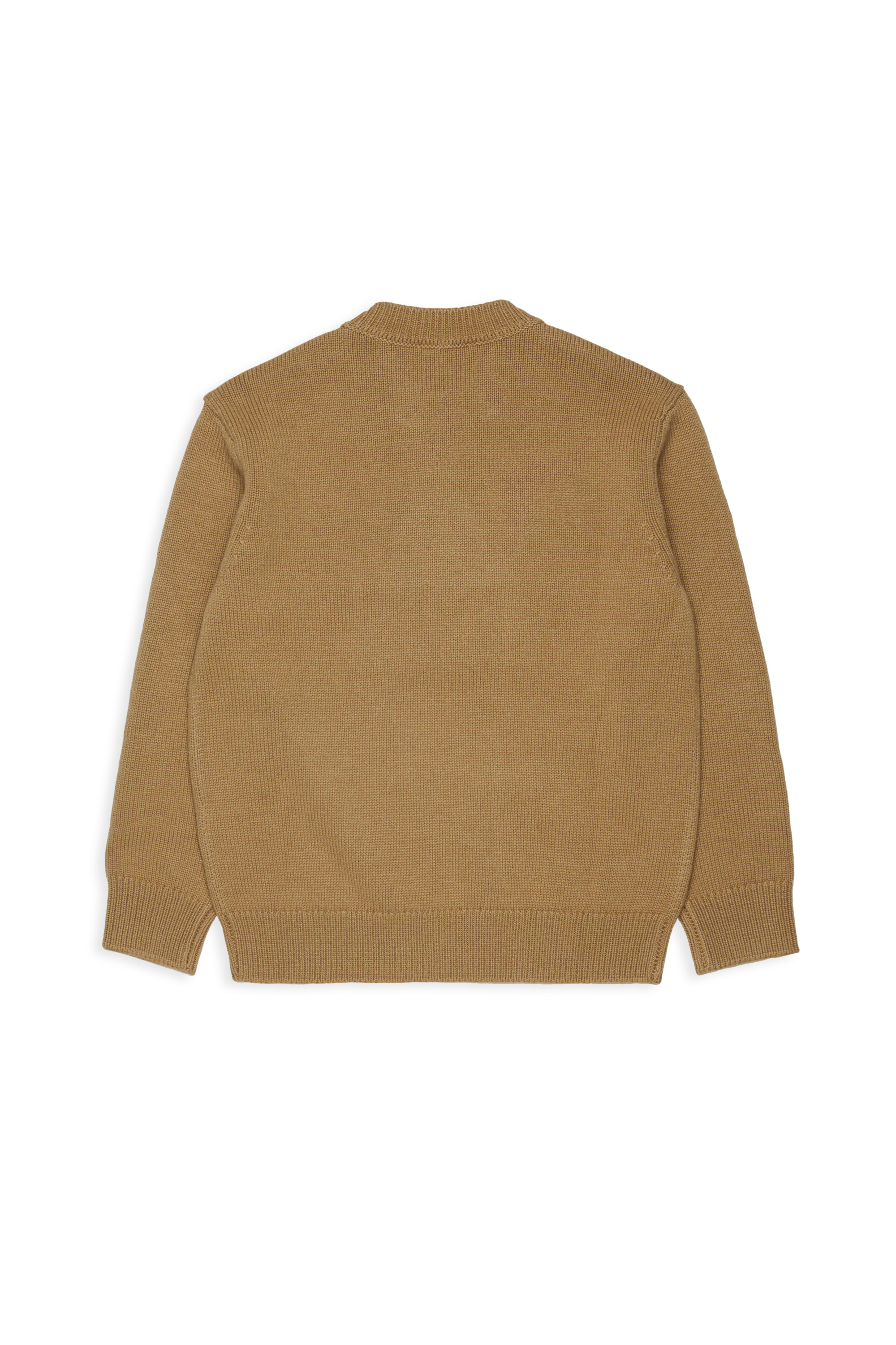 Diesel - KONZI OVER, Maglia in cachemire con logo destroyed Uomo in Marrone - 2