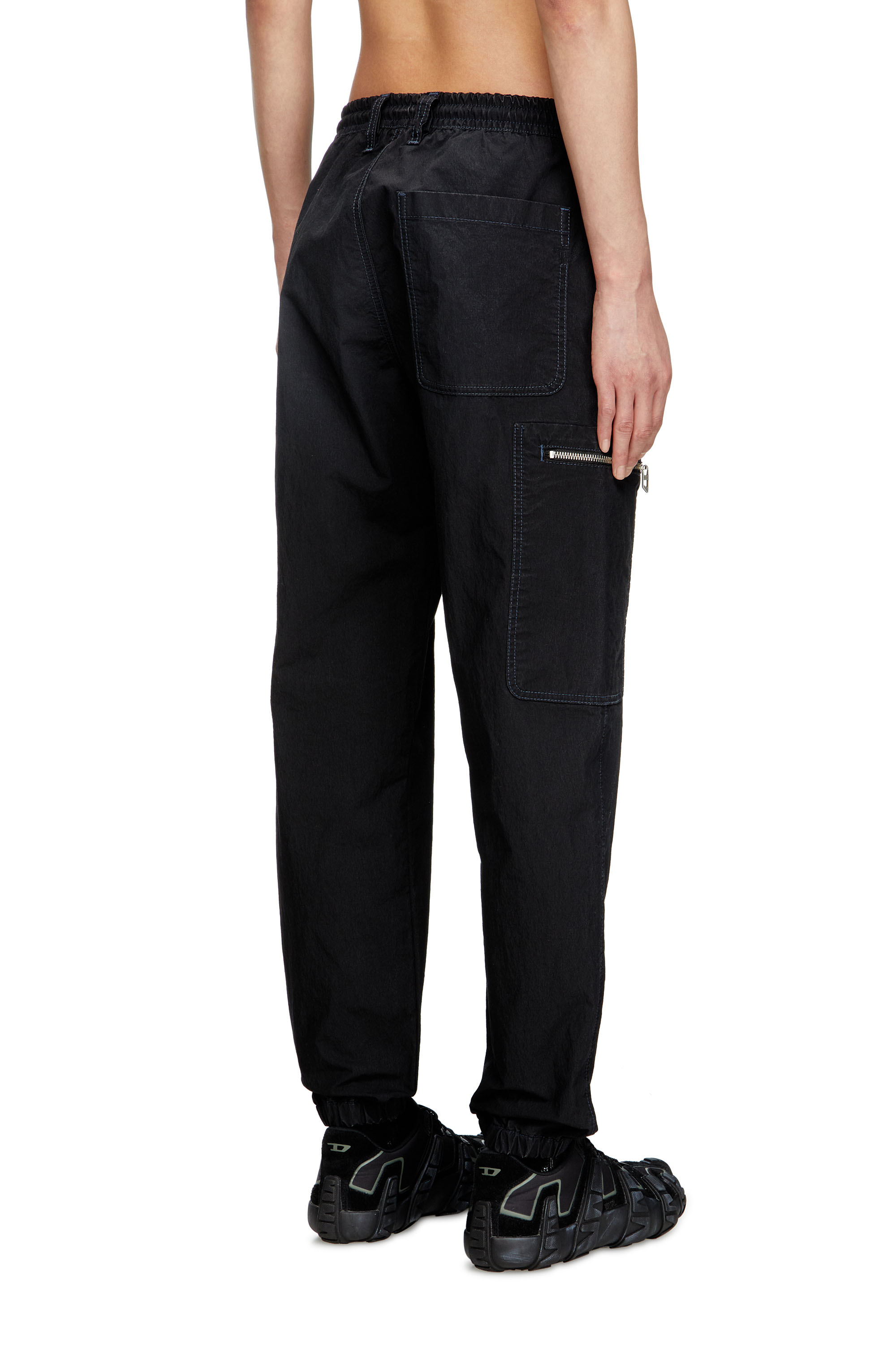 Slim D-Lab JoggJeans® 068SJ, Nero/Grigio scuro Diesel - Slim D-Lab JoggJeans® 068SJ Unisex, Nero/Grigio scuro - Image 4