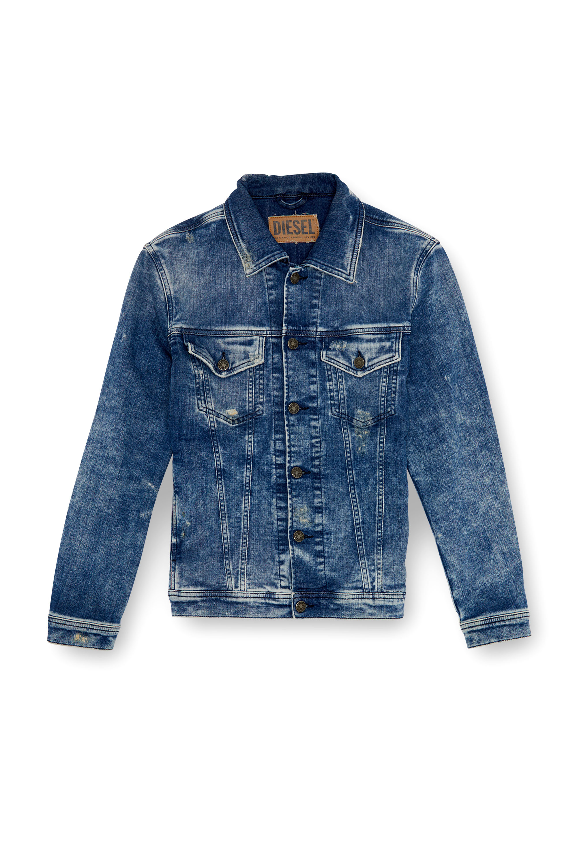 Diesel - NHILL-TW, Uomo - Giacche in denim Blu medio Uomo in ToBeDefined - 1