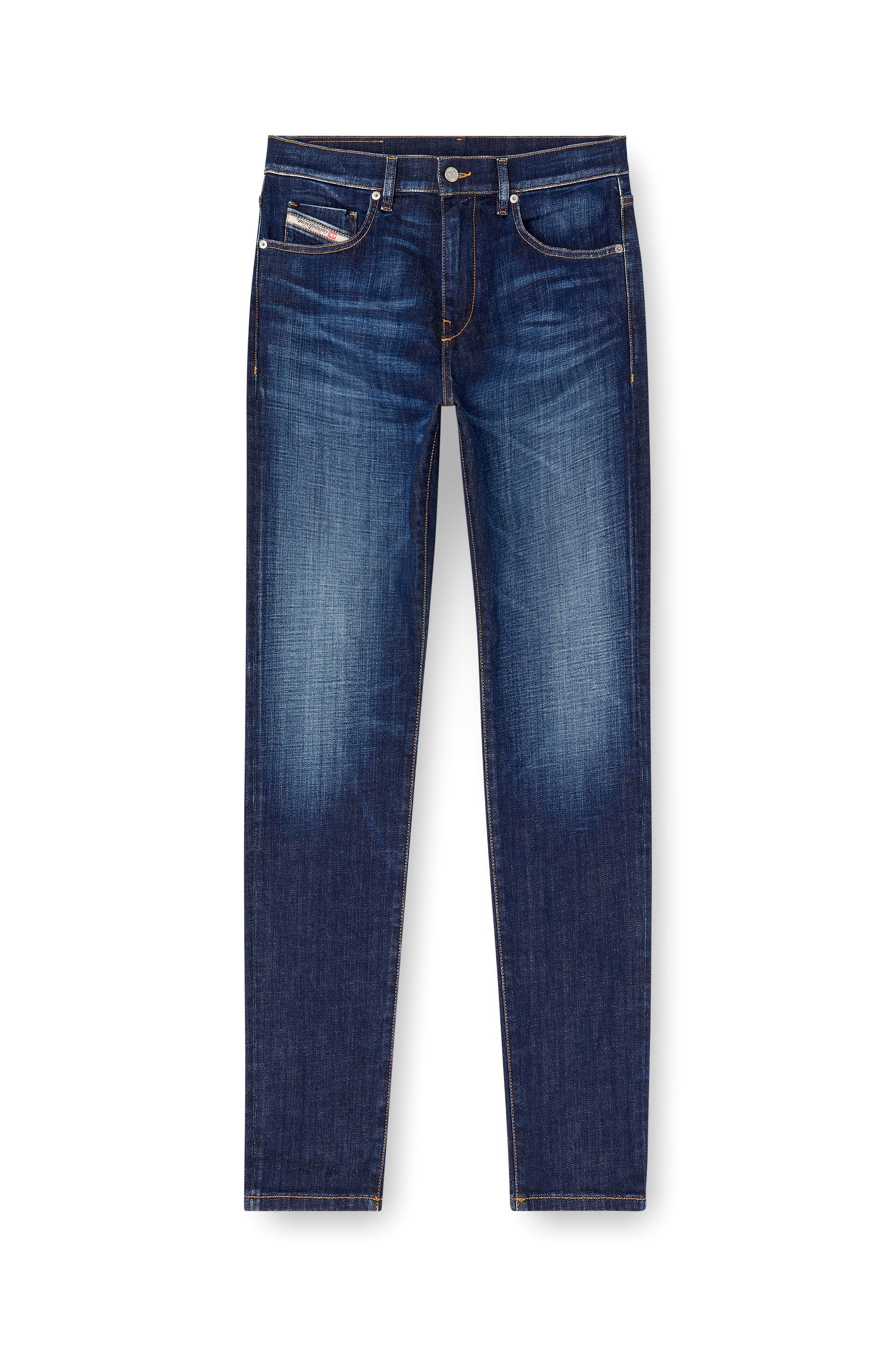 Diesel - Slim Jeans 2019 D-Strukt 09L61 Uomo, Blu medio - Image 3