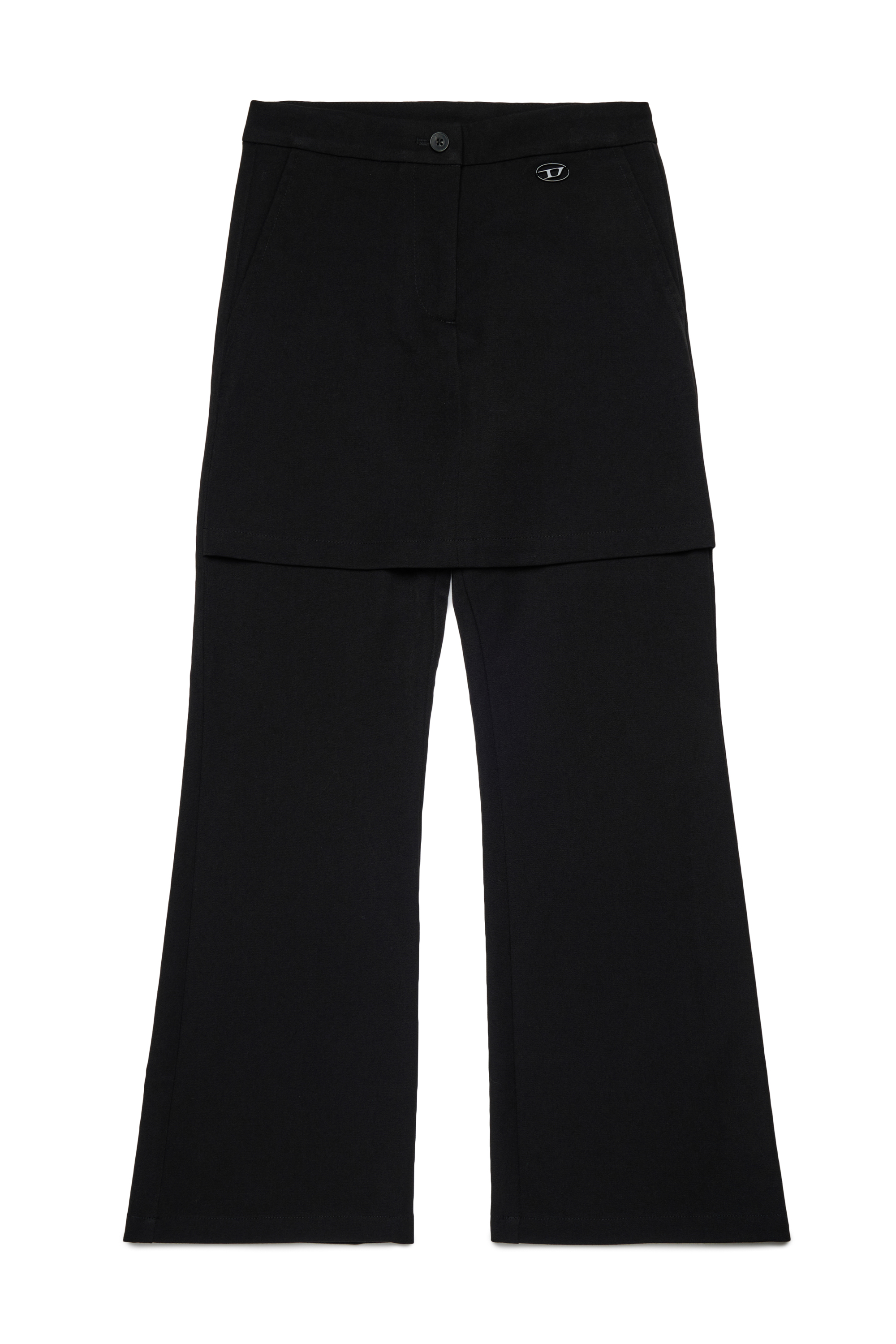 Diesel - PEARL, Pantaloni con taglio svasato Donna in Nero - 1