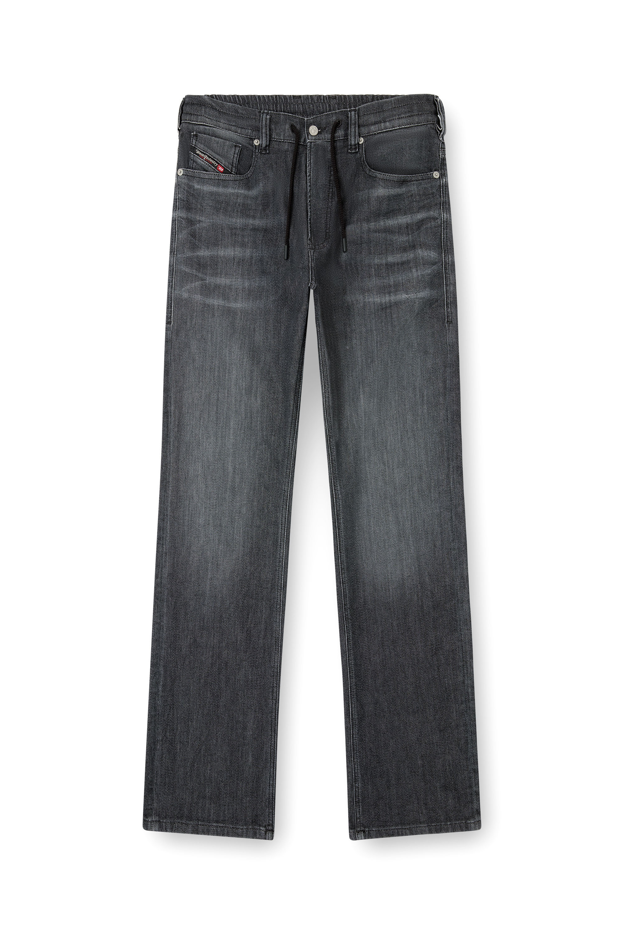 Diesel - Relaxed 2080 D-Reel Joggjeans&reg; 09M66 Uomo, Nero/Grigio scuro - Image 3