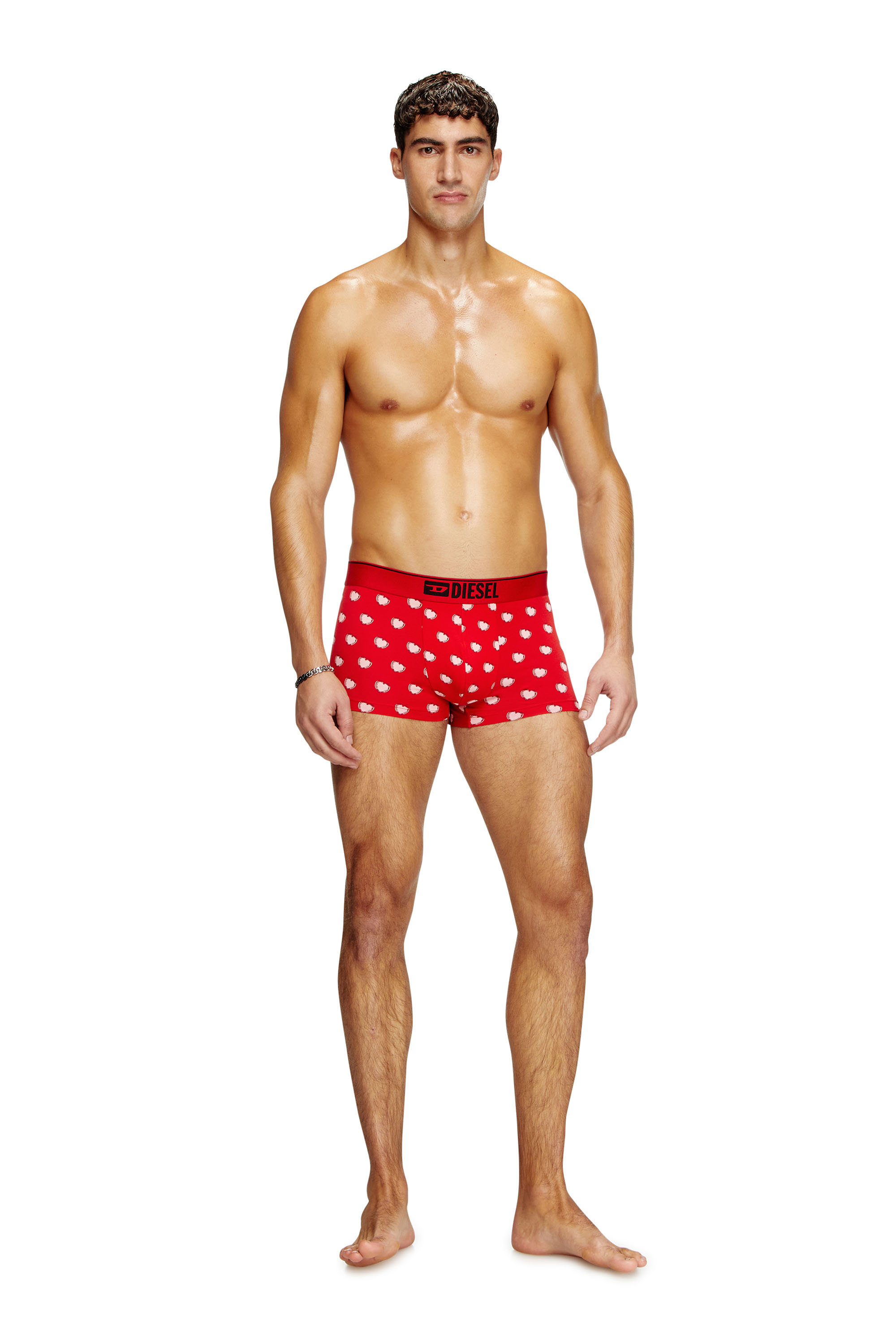 Diesel - DAMIEN-GFT-3PACK, Set da tre paia di boxer con cuore Uomo in Multicolor - 3