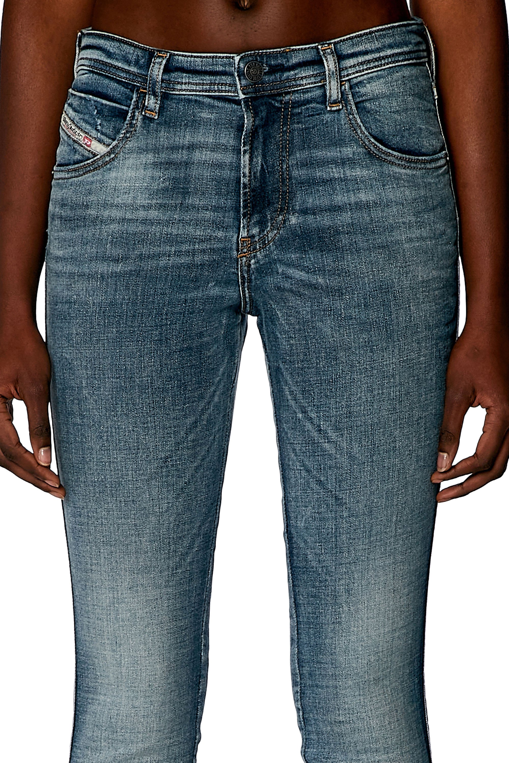 Diesel - Skinny Jeans 2015 Babhila 0PFAW, Blu medio - Image 4