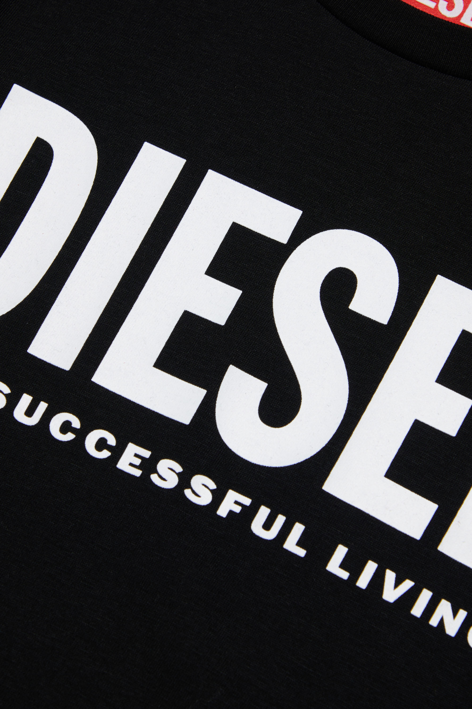 Diesel - LTGIM DI, Man T-shirt with logo print in Black - Image 3