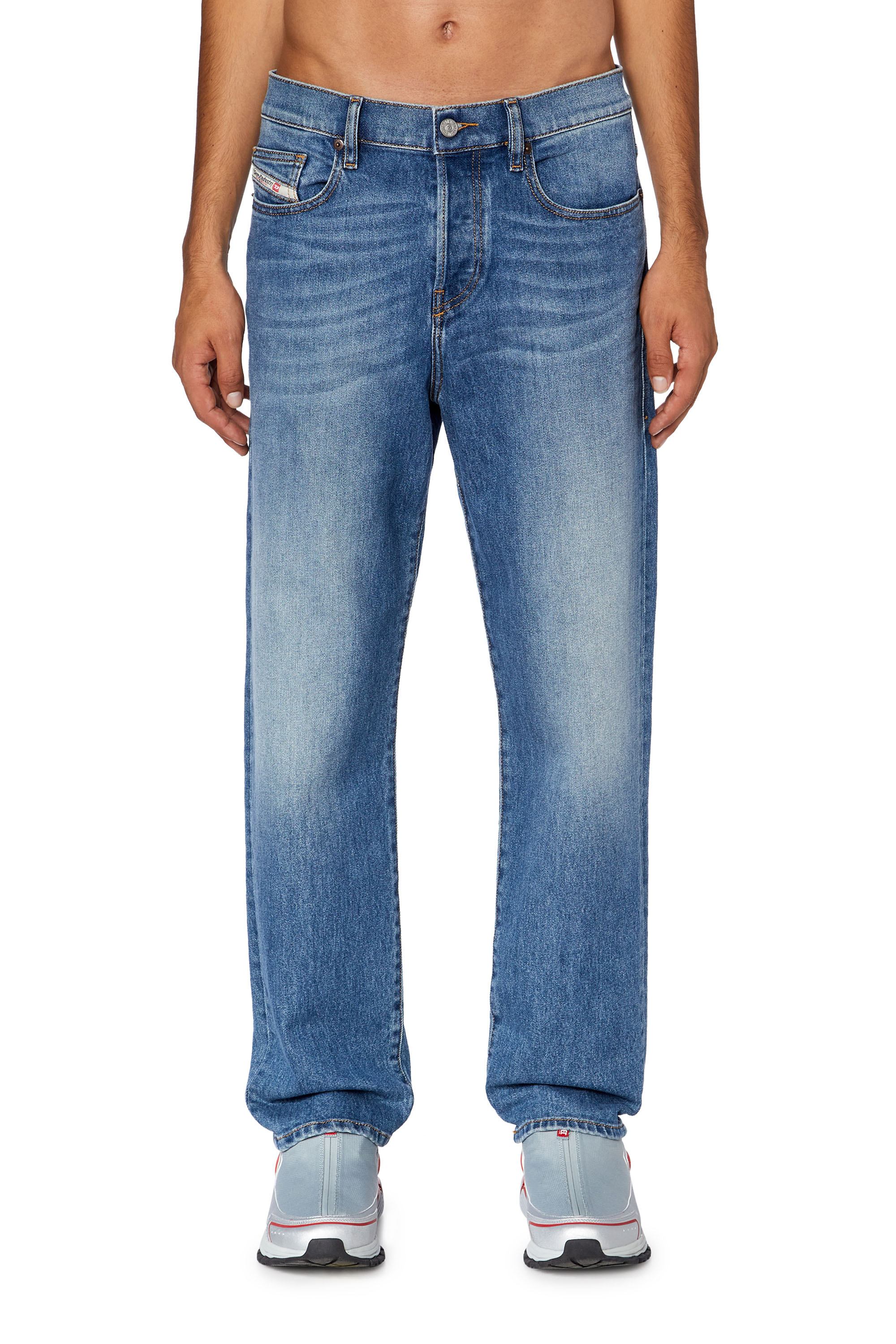 Diesel - Straight Jeans 2020 D-Viker 09F82, Blu medio - Image 1