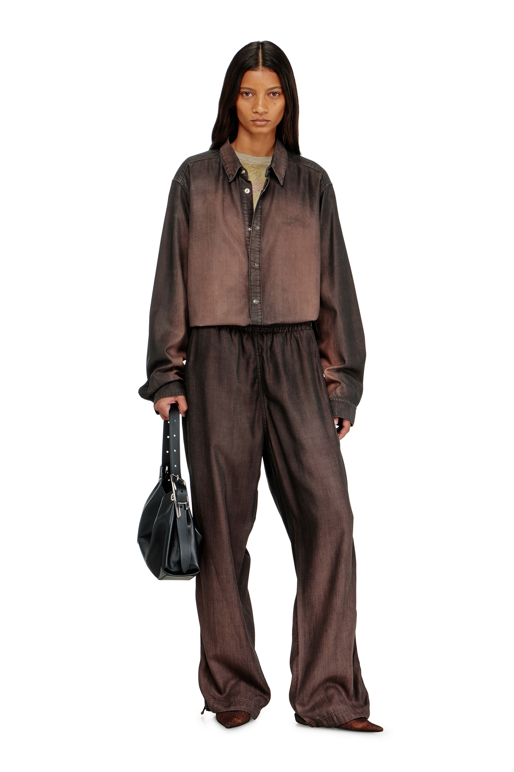 Diesel - Relaxed Jeans D-Roder 068YF Unisex, Testa di Moro - Image 2