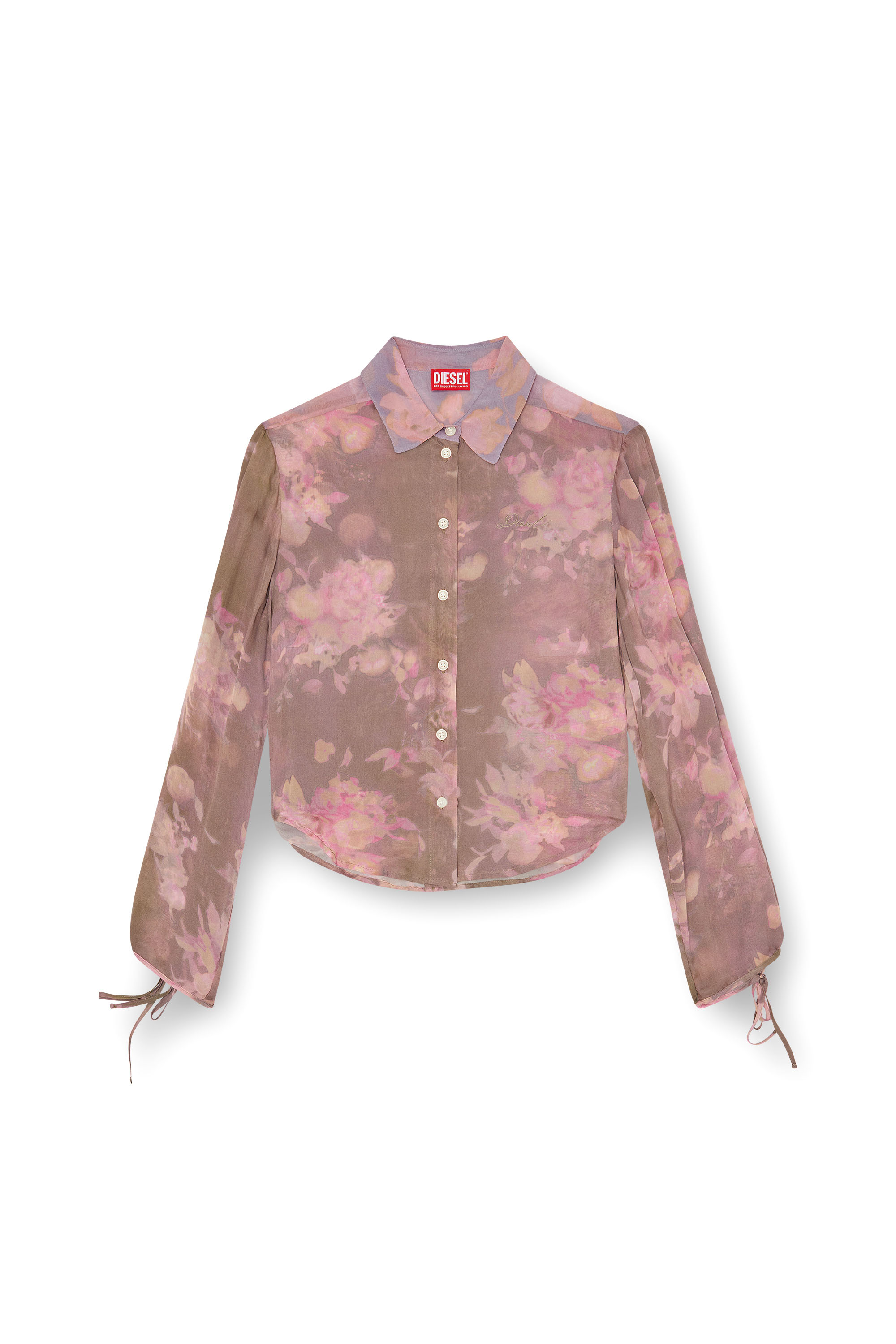Diesel - C-LEVER, Camicia in chiffon con stampa floreale all-over Donna in ToBeDefined - 3
