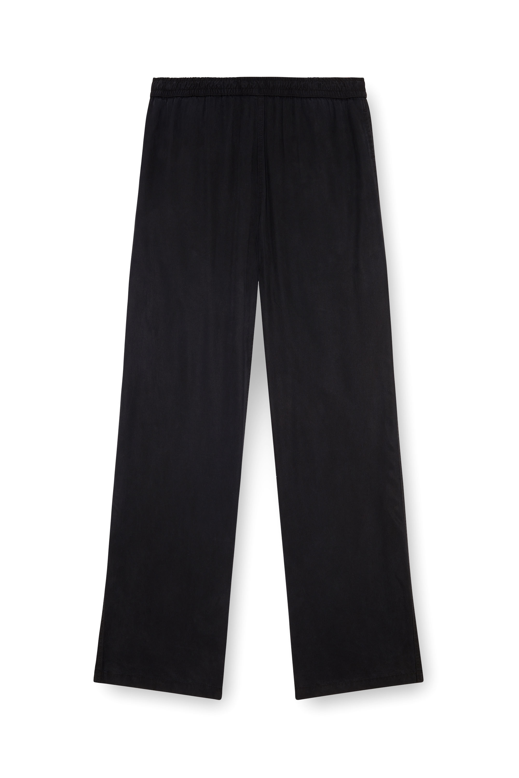 Diesel - P-DREYER-C, Pantaloni con coulisse in twill sfumato Uomo in Nero - 4