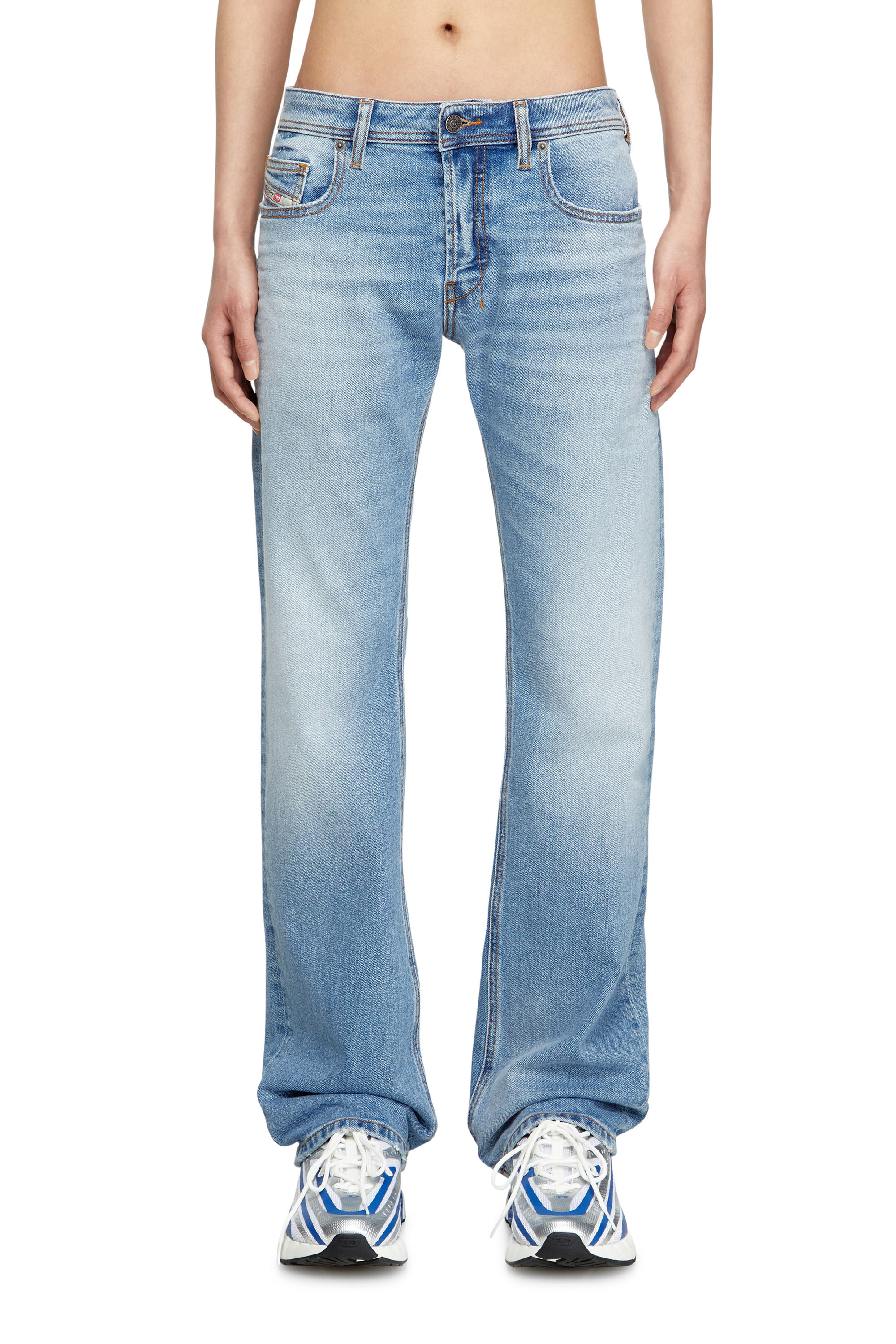 Diesel - Bootcut Jeans 2007 Zatiny 0DBDV Uomo, Blu Chiaro - Image 1
