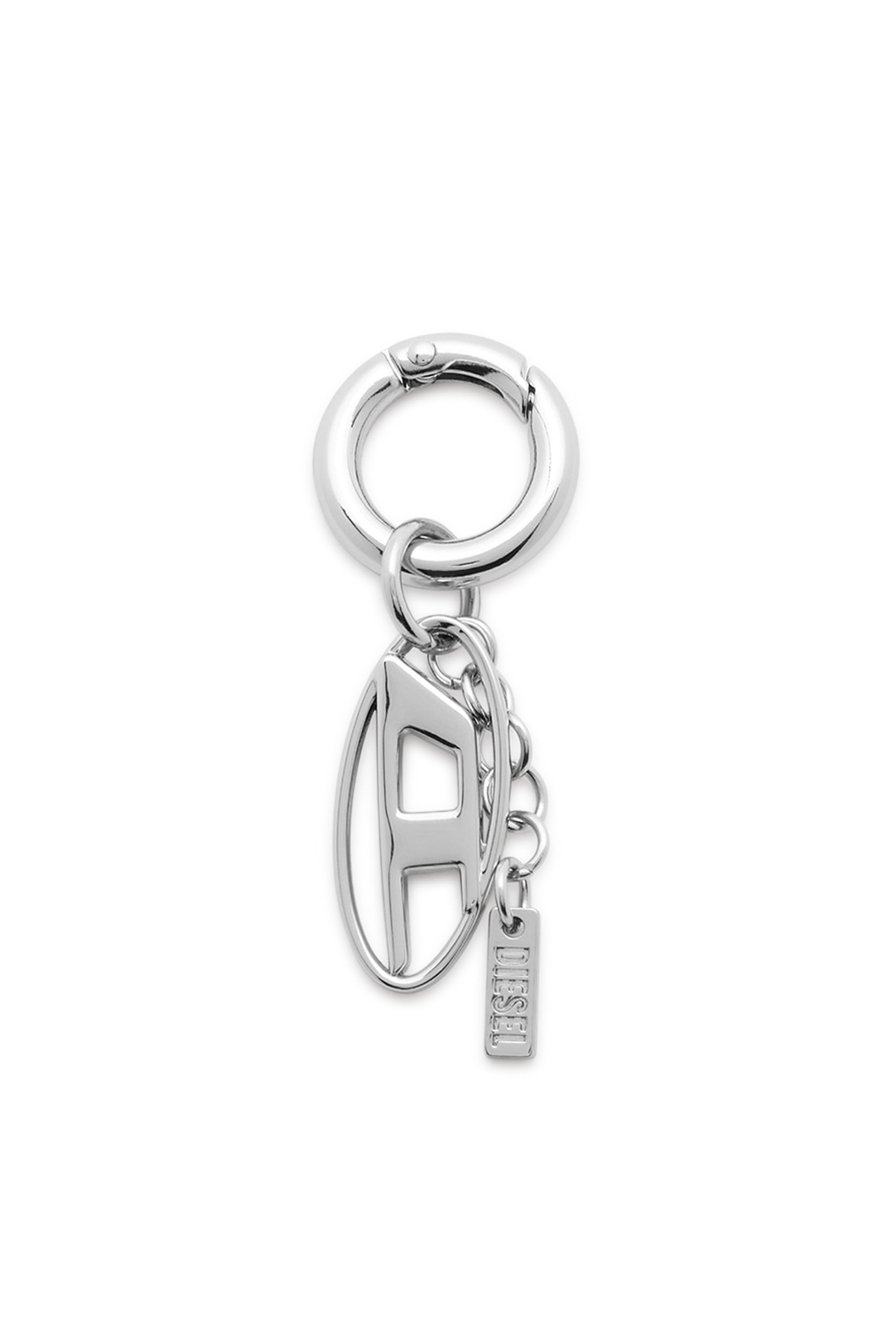 Diesel - CHARM-OVAL D, Charm in metallo con charm Oval D Unisex in Argento - 2