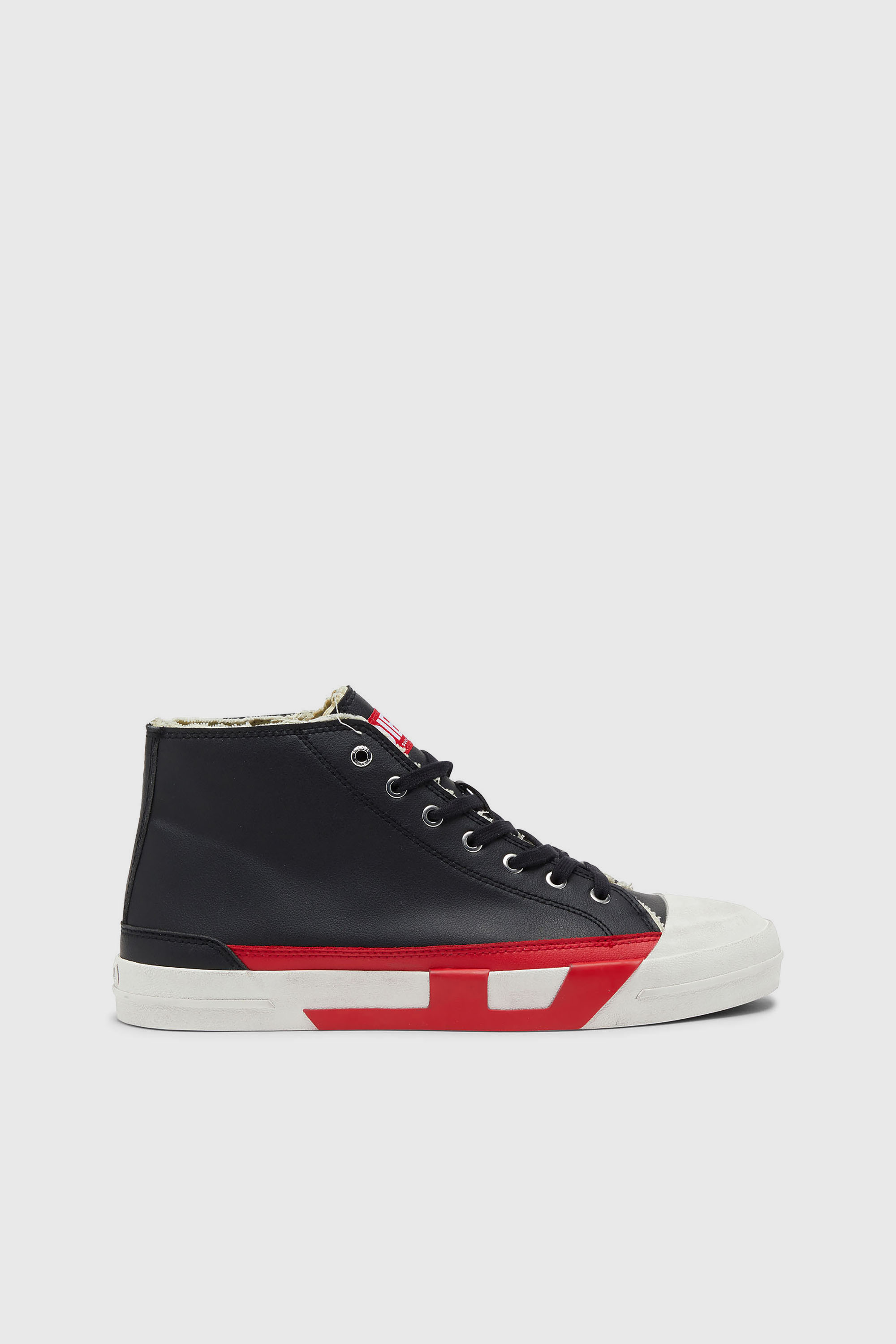 Diesel - S-D-VERSE MID II, S-D-Verse-Sneaker con logo D Uomo in Nero - 1