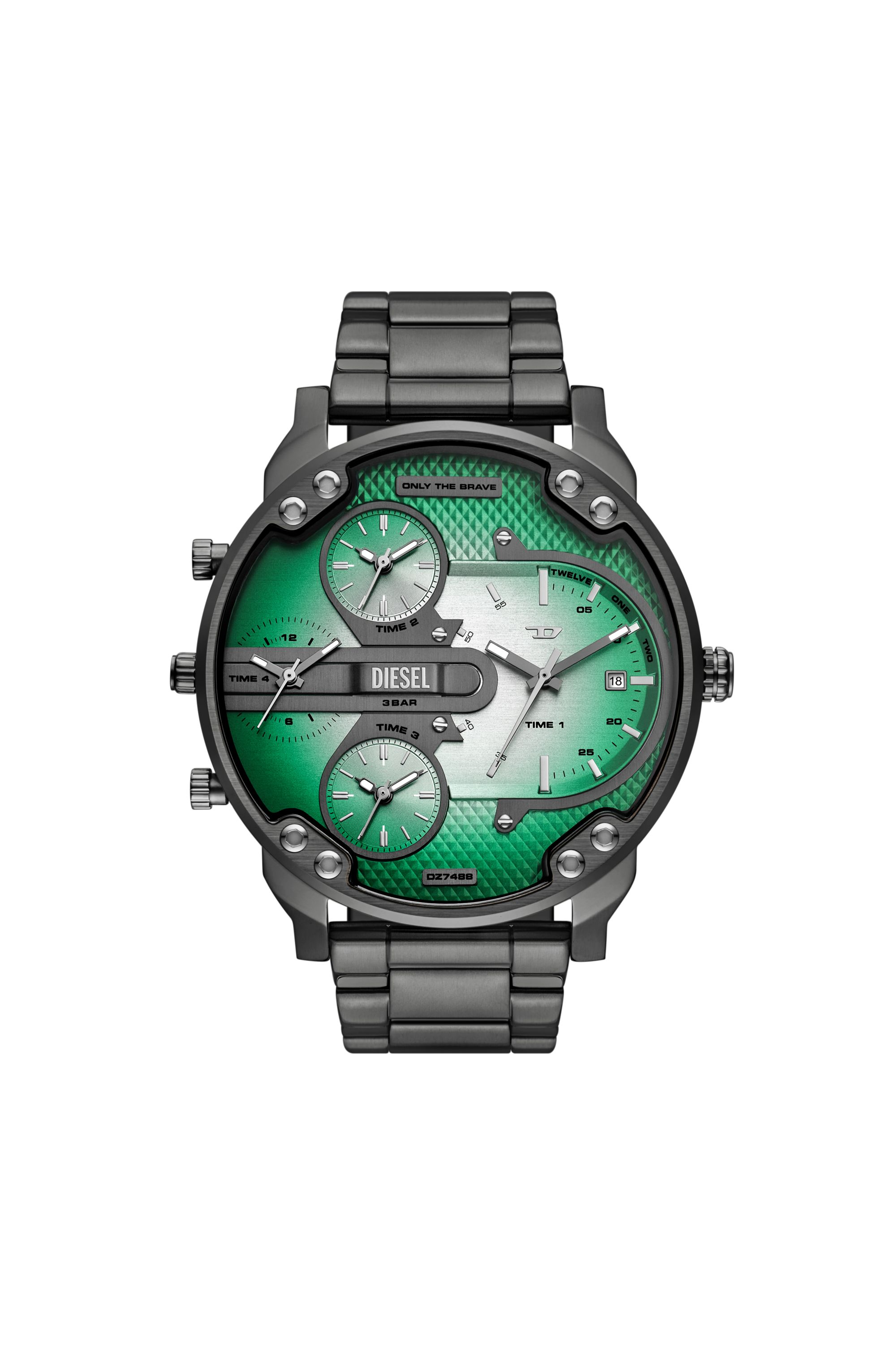 Diesel - DZ7488 WATCH, Orologio Mr. Daddy Slim in acciaio inox Uomo in Grigio - 1