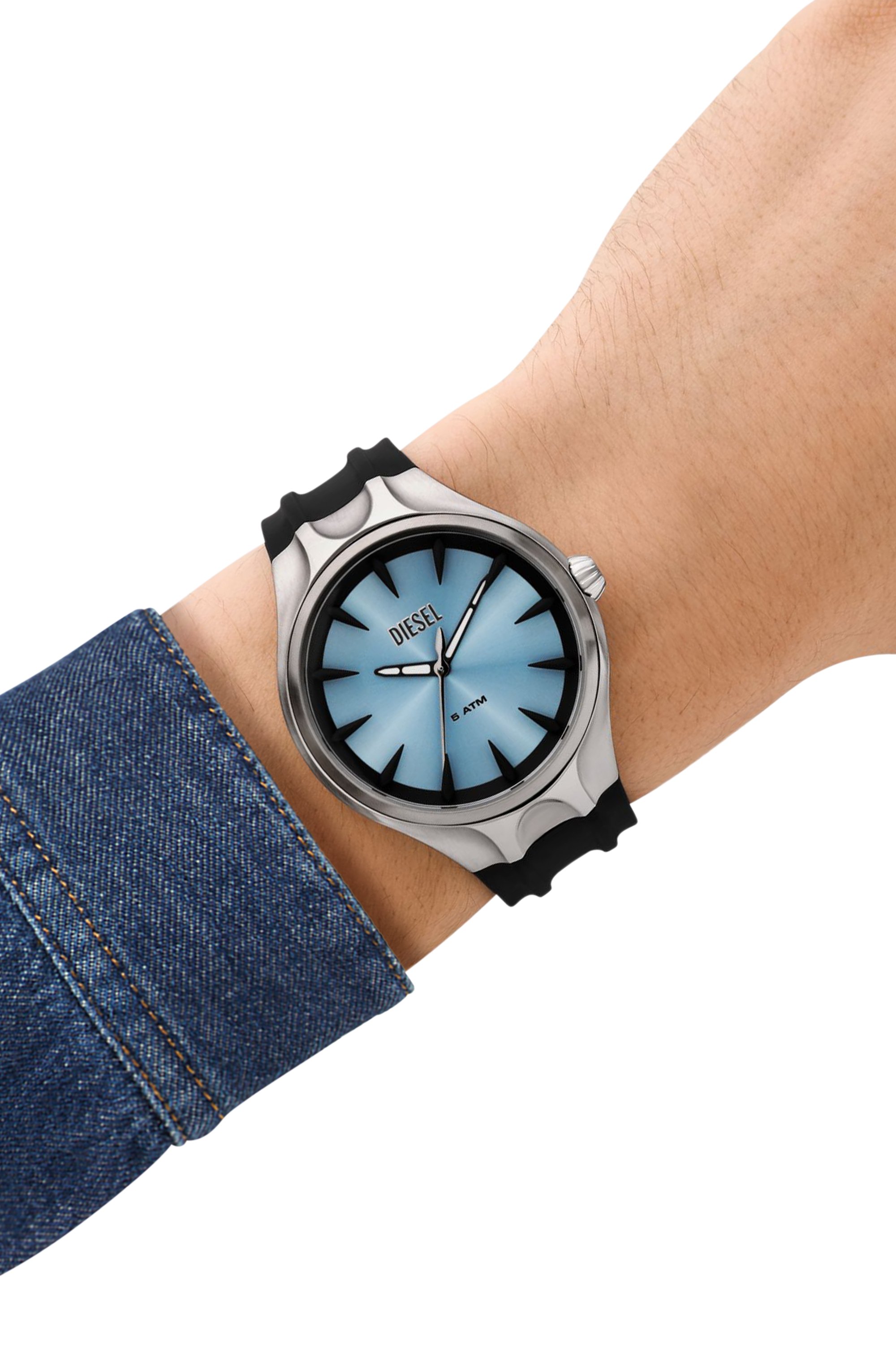 Diesel - DZ2216, Orologio Streamline con cinturino in silicone Uomo in Nero - 4