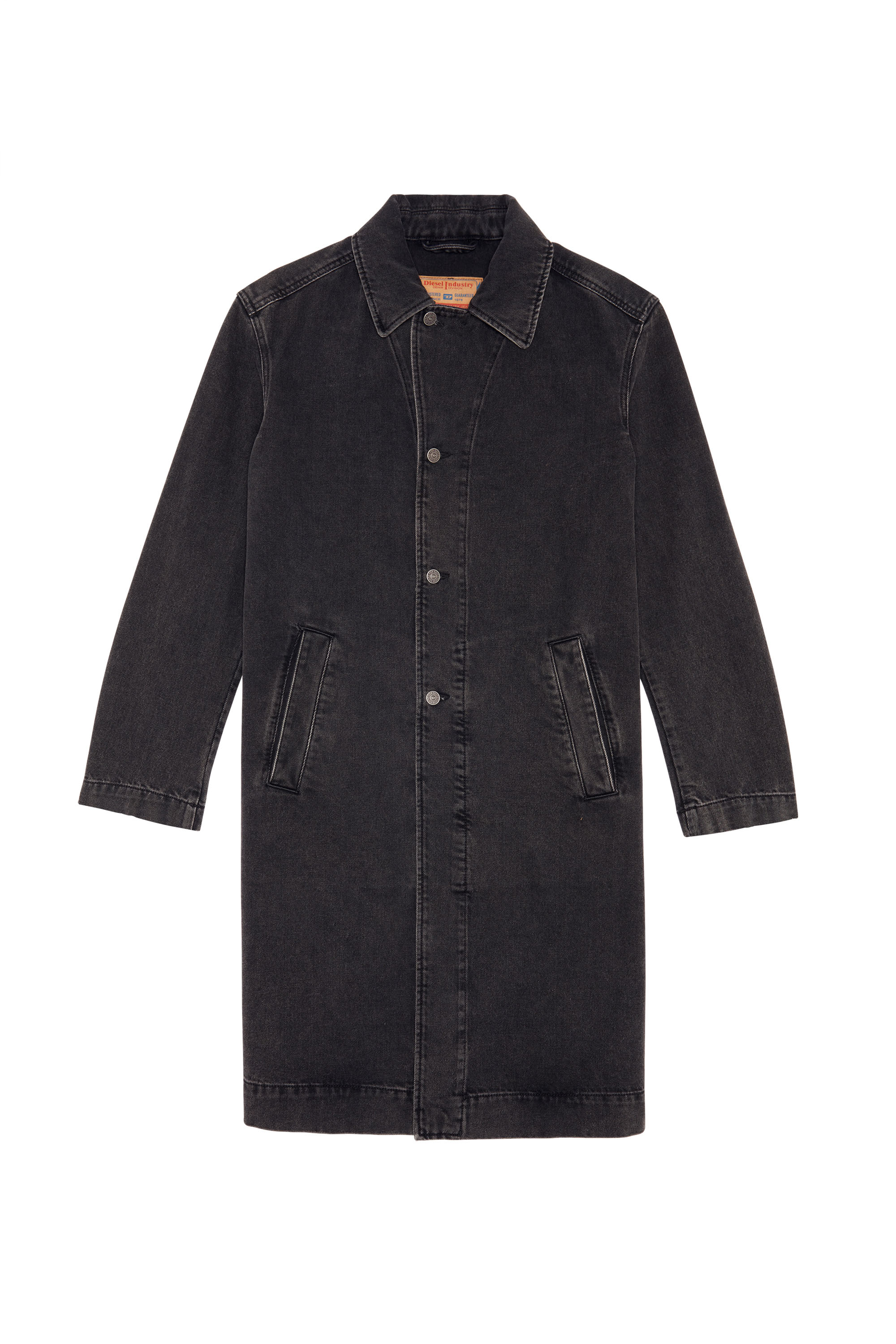 D-ROKU-LONG, Nero/Grigio scuro - Giacche in denim