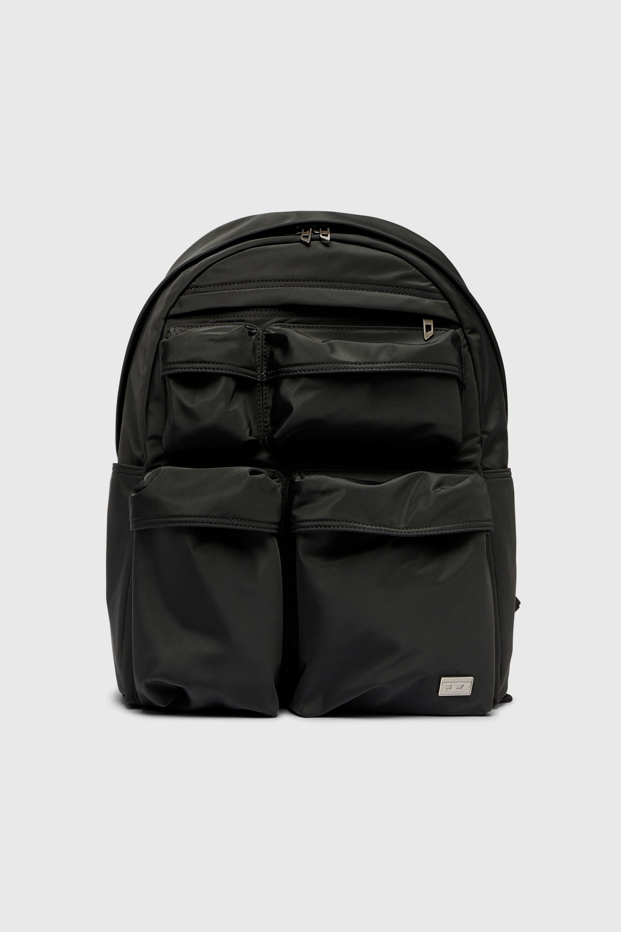 Diesel - MULTI-PKTS BACKPACK X, Multi-Pkts-Zaino multitasche in tessuto utility Unisex in Nero - 1