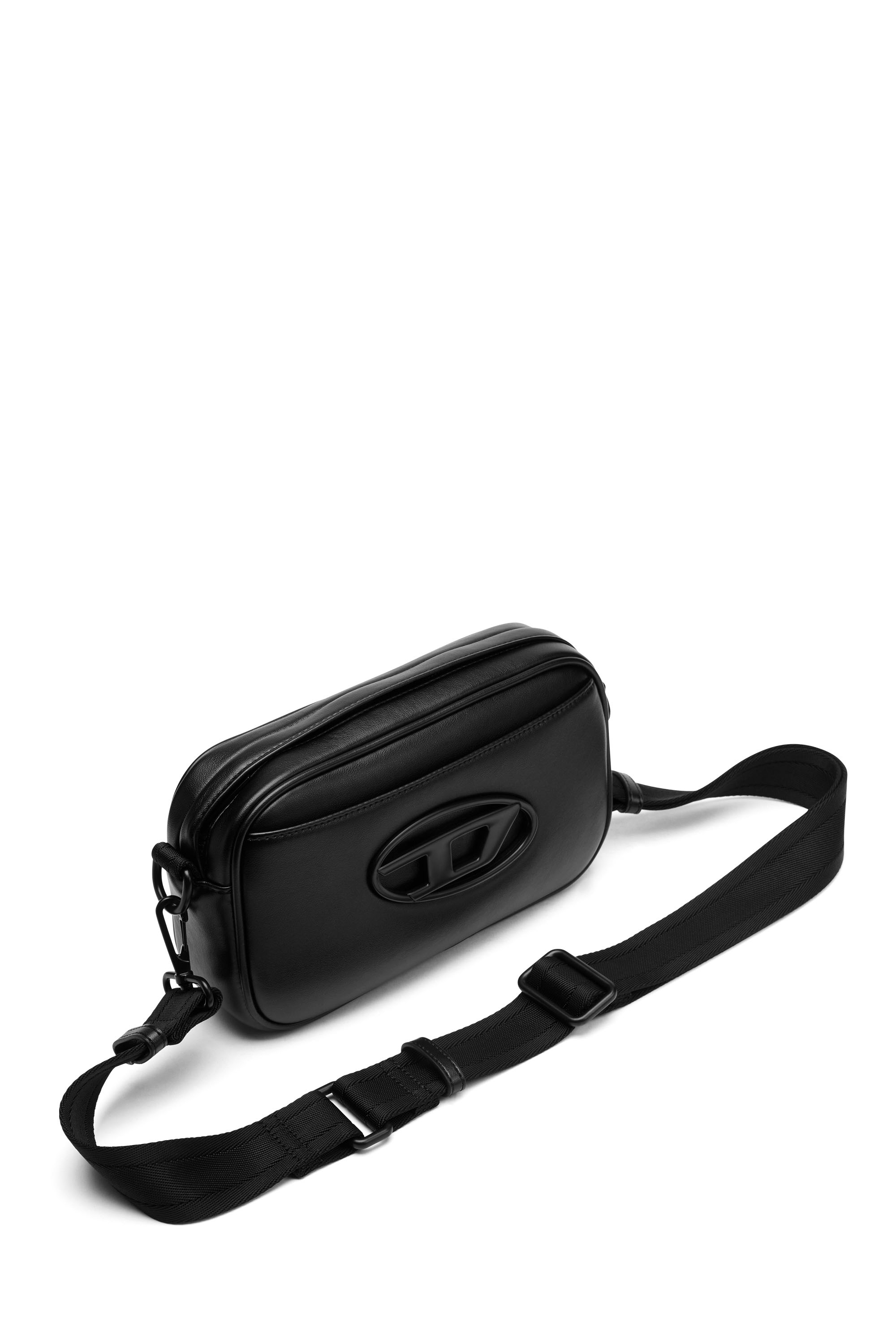 Diesel - HOLI-D CAMERA BAG, Man Holi-D-Camera bag in neoprene and PU in Black - Image 5