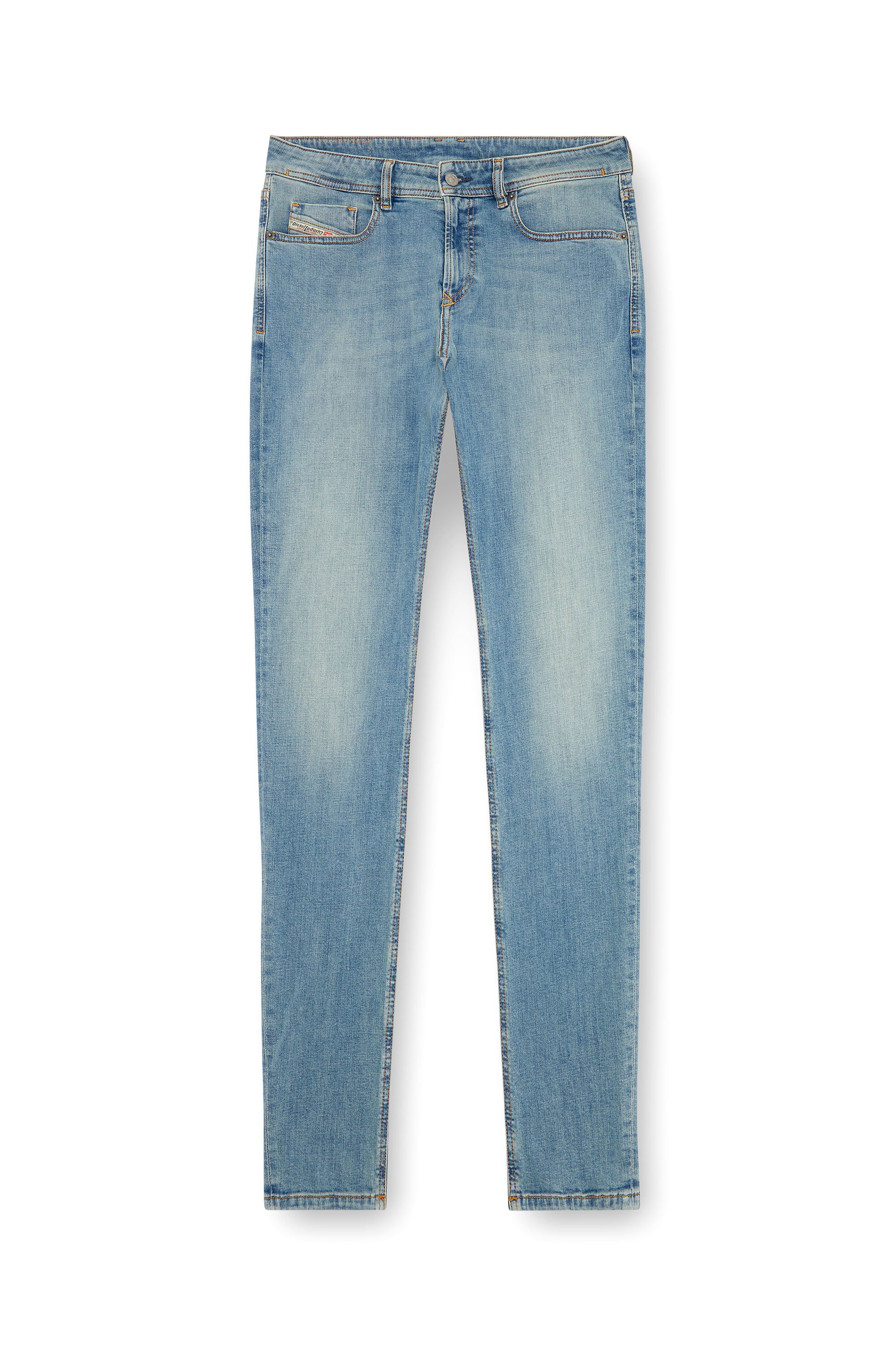 Diesel - Skinny Jeans 1979 Sleenker 09J16 Uomo, Blu Chiaro - Image 3