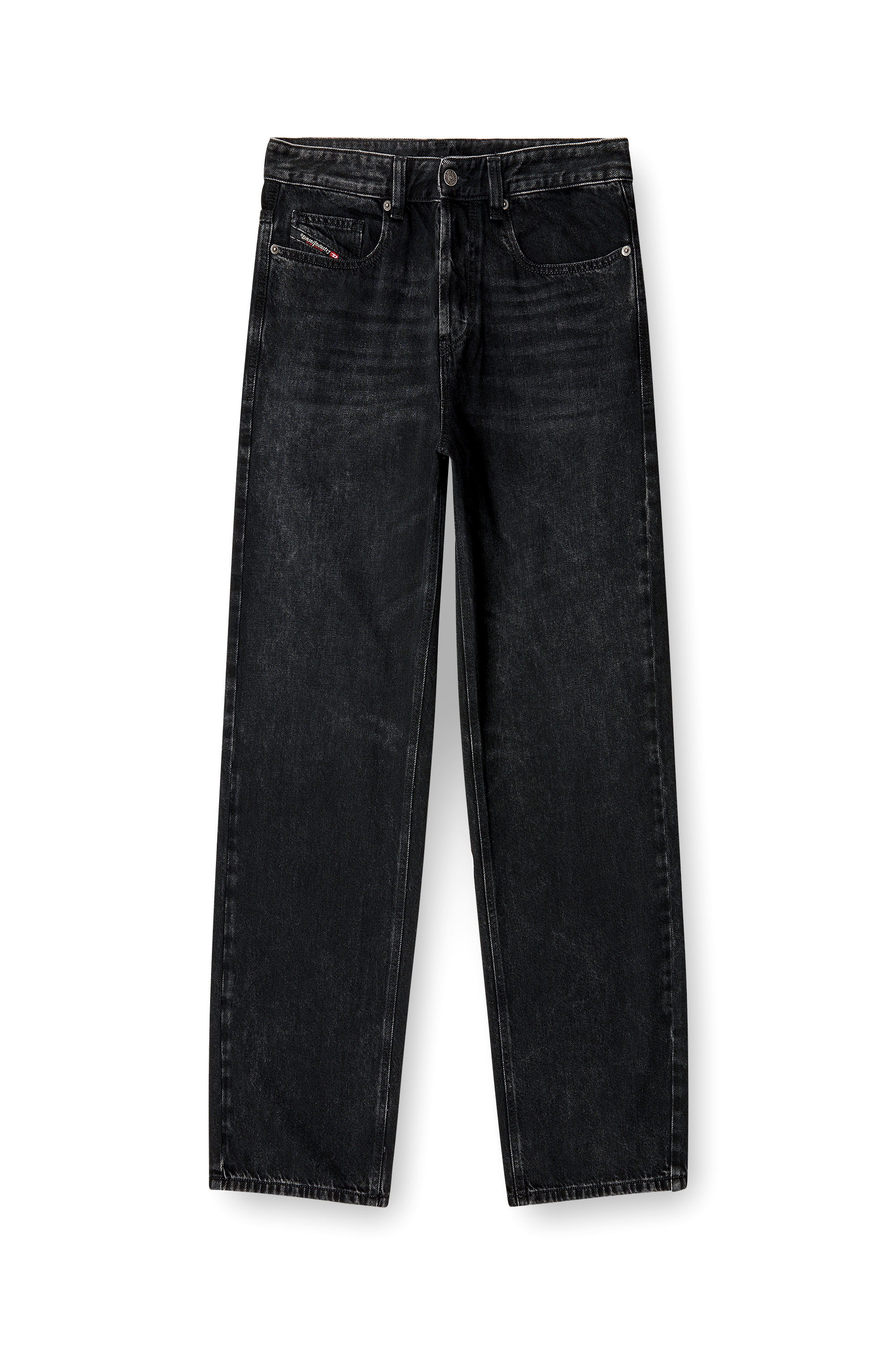 Diesel - Relaxed Jeans 2001 D-Macro 09P09 Uomo, Nero/Grigio scuro - Image 6
