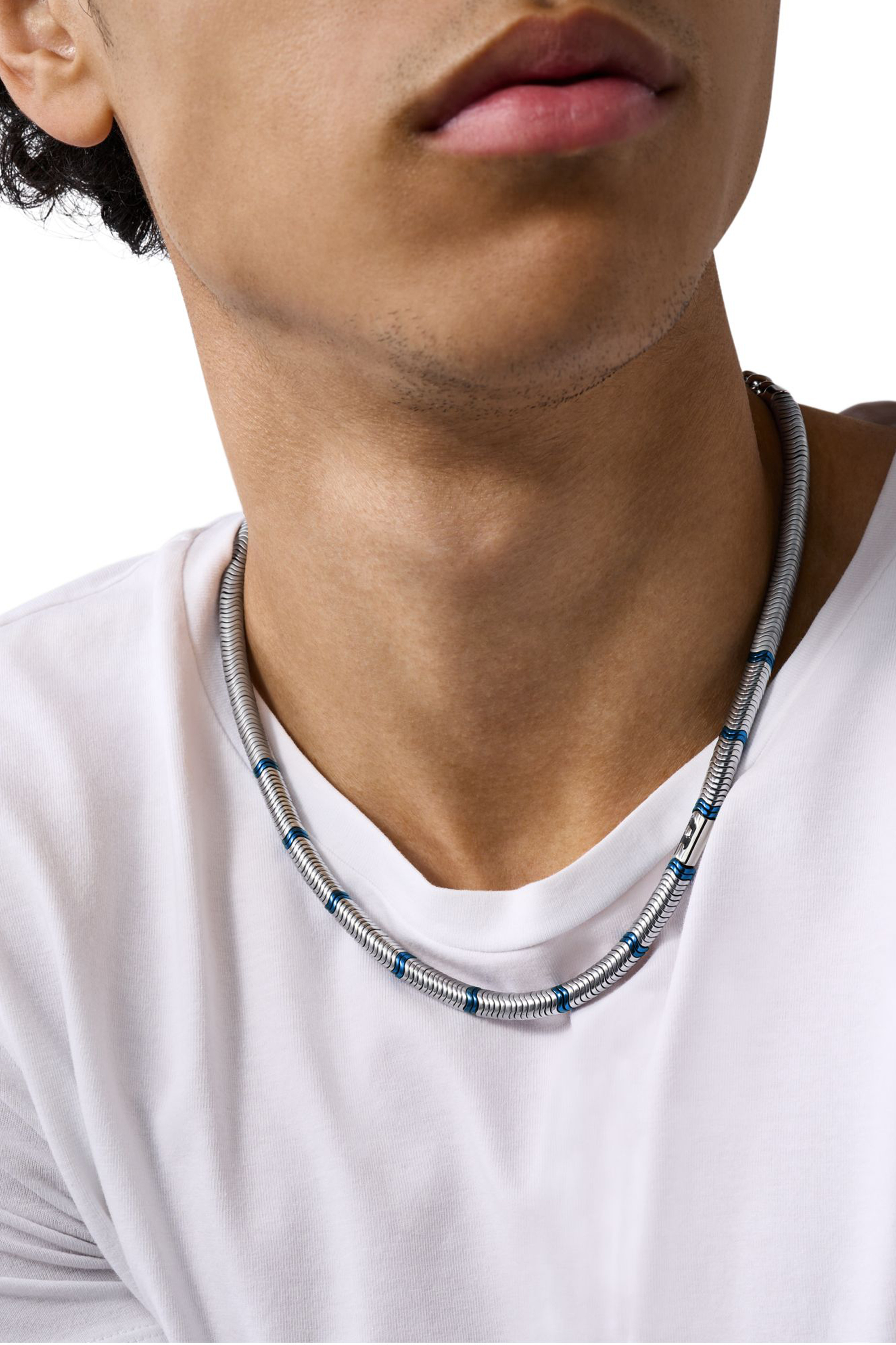 Diesel - DX1576931 JEWEL, Collana di perline in ematite Unisex in Argento - 3