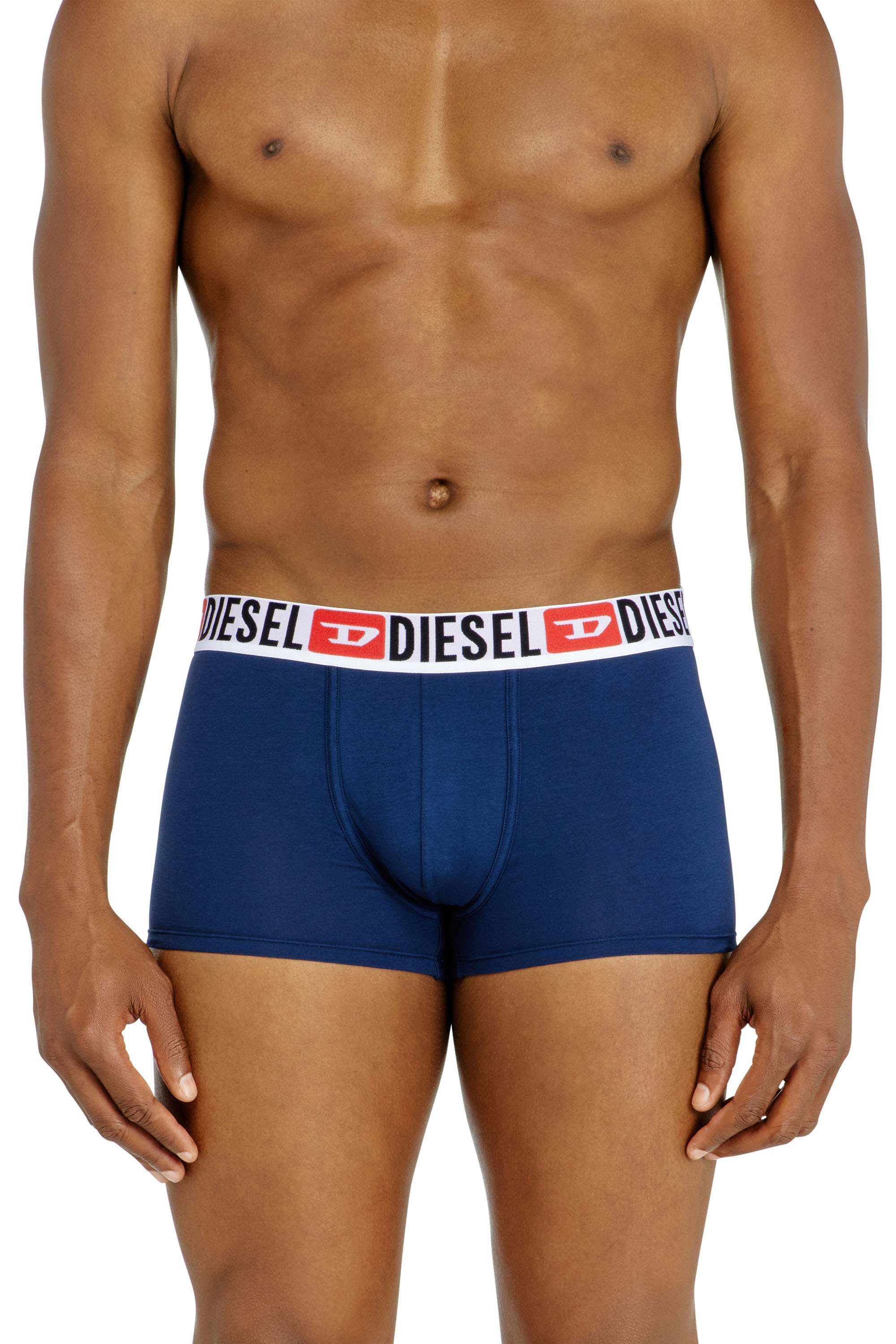 Diesel - UMBX-DAMIENTHREEPACK, Set da tre boxer con elastico in vita con logo all-over Uomo in Multicolor - 2