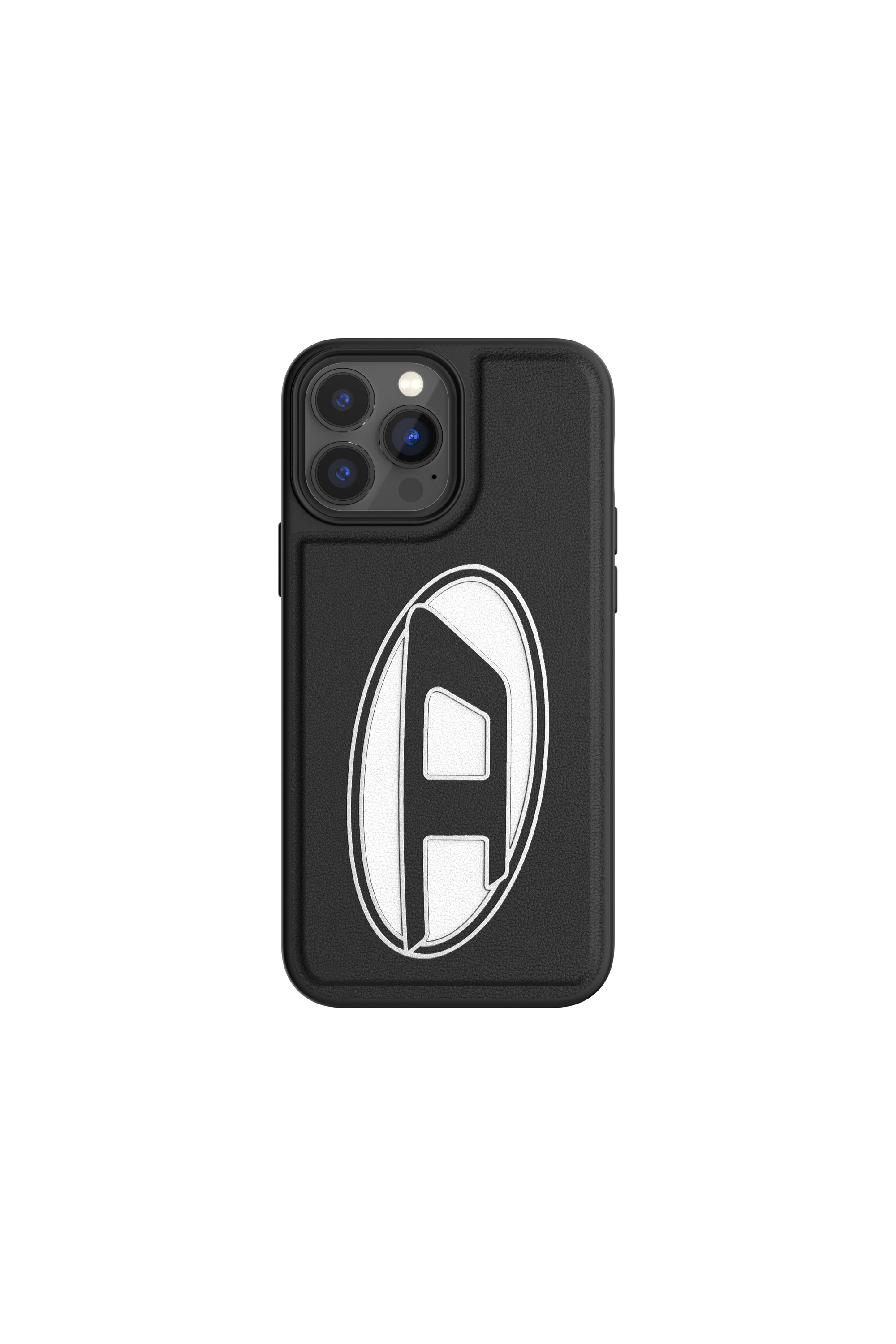 Diesel - 48873 STANDARD CASE, Custodia sagomata con logo per iPhone 13 Pro Max Unisex in Nero - 2