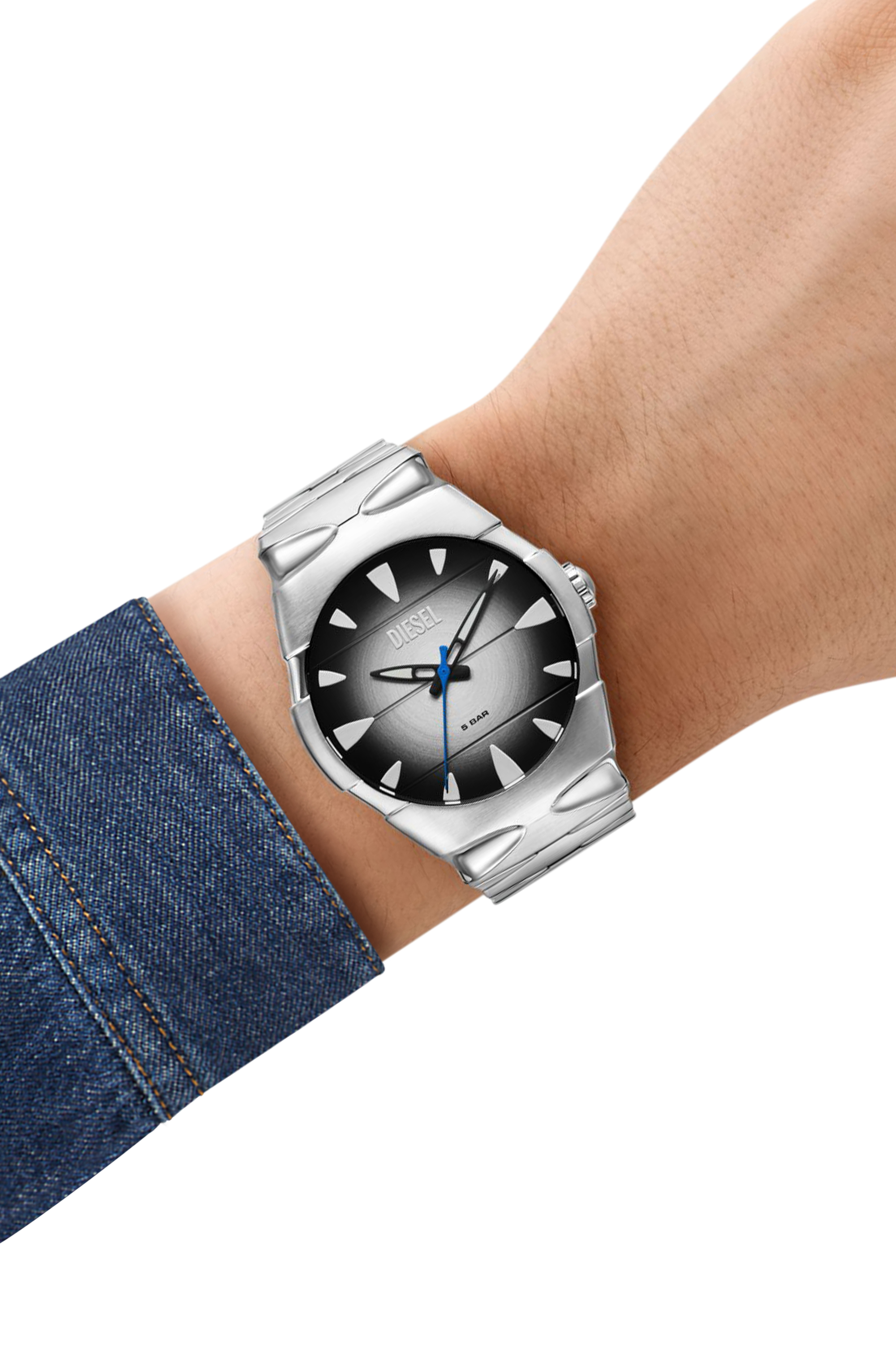 Diesel - DZ2224 WATCH, Orologio D-Sruptor in acciaio inox Uomo in Argento - 4