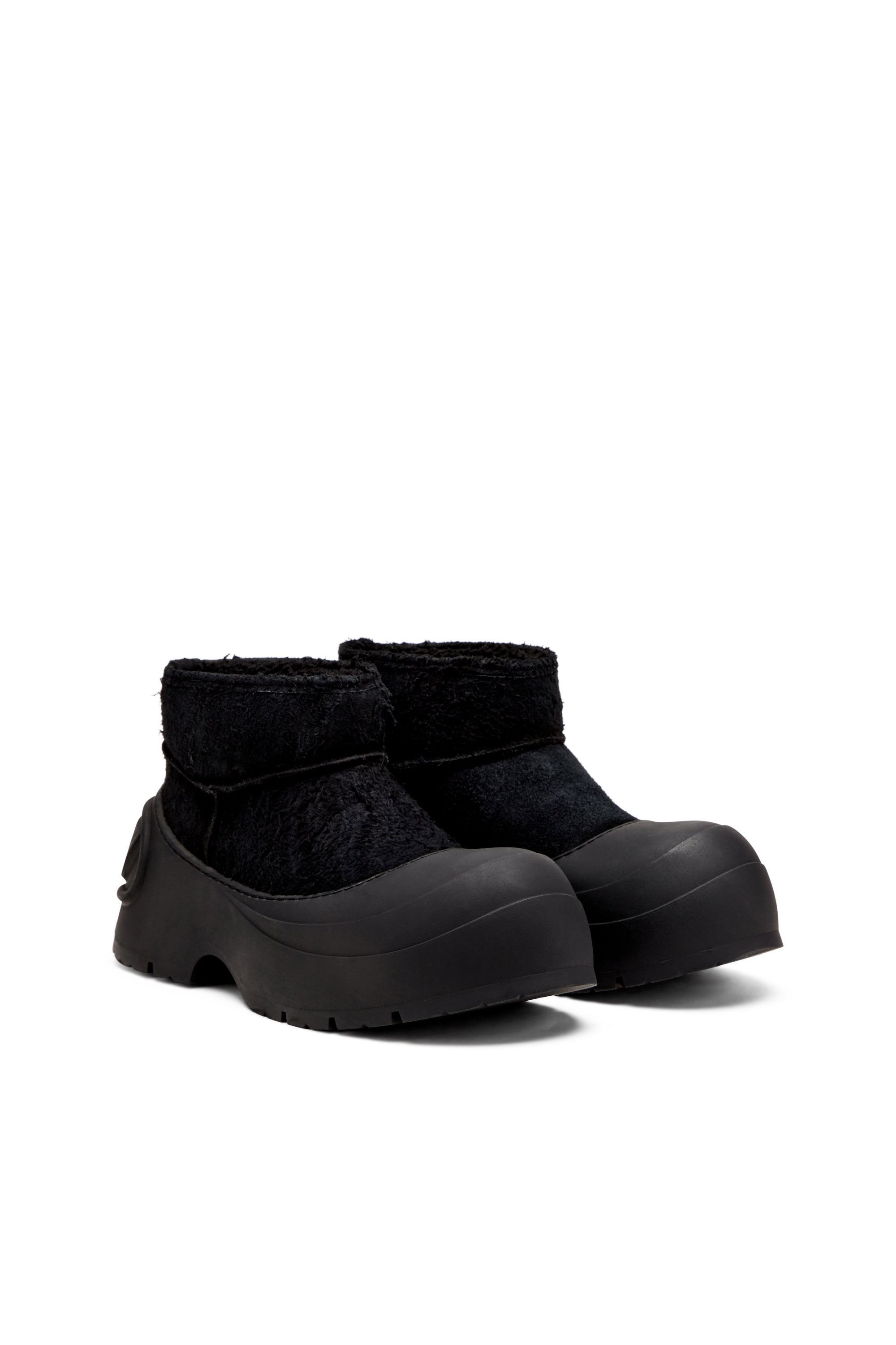 Diesel - D-DONALD MONTONE, Stivaletto chunky con suola carrarmato Uomo in Nero - 2