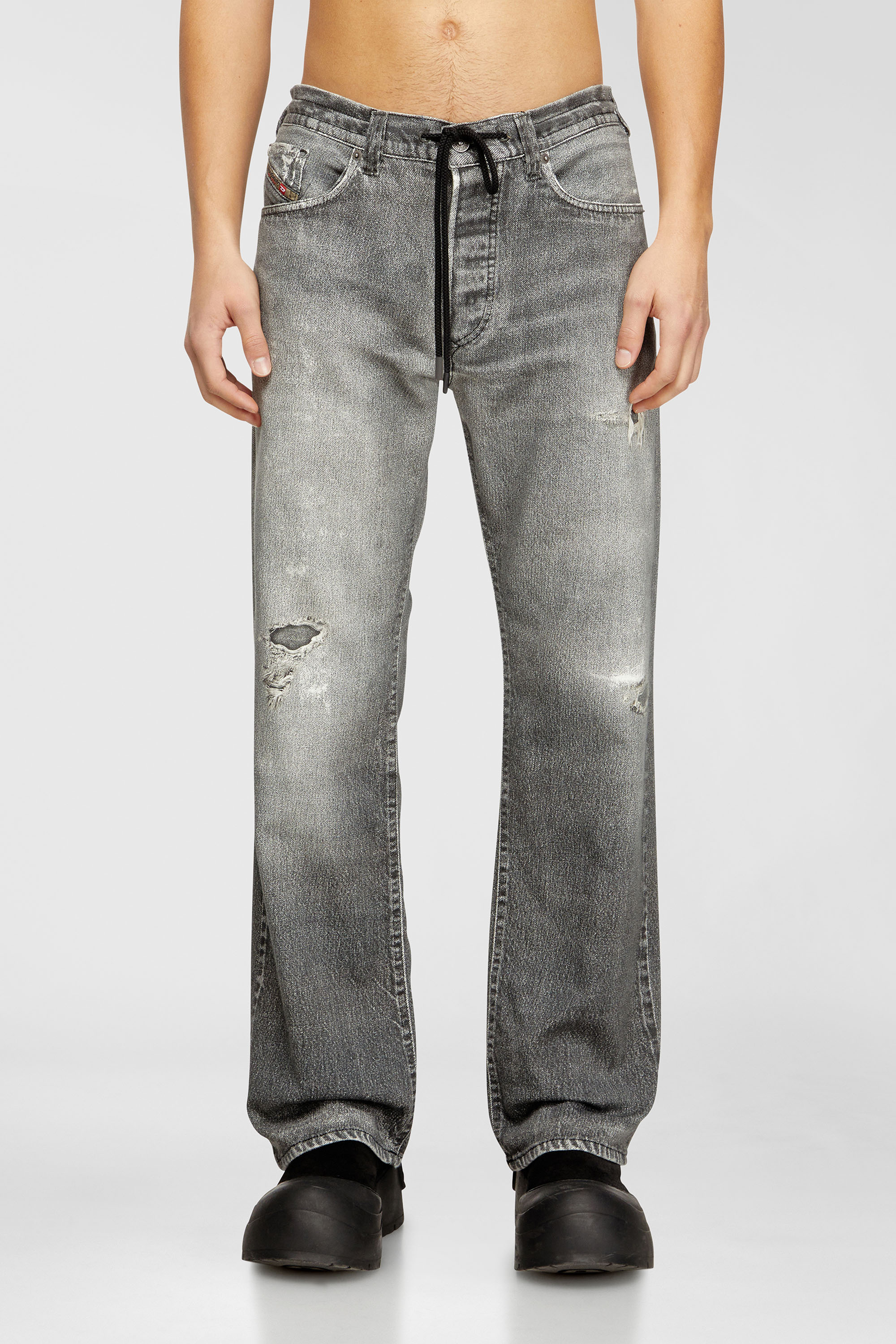 Diesel - Relaxed 2080 D-Reel Joggjeans&reg; 068US Uomo, Grigio - Image 1